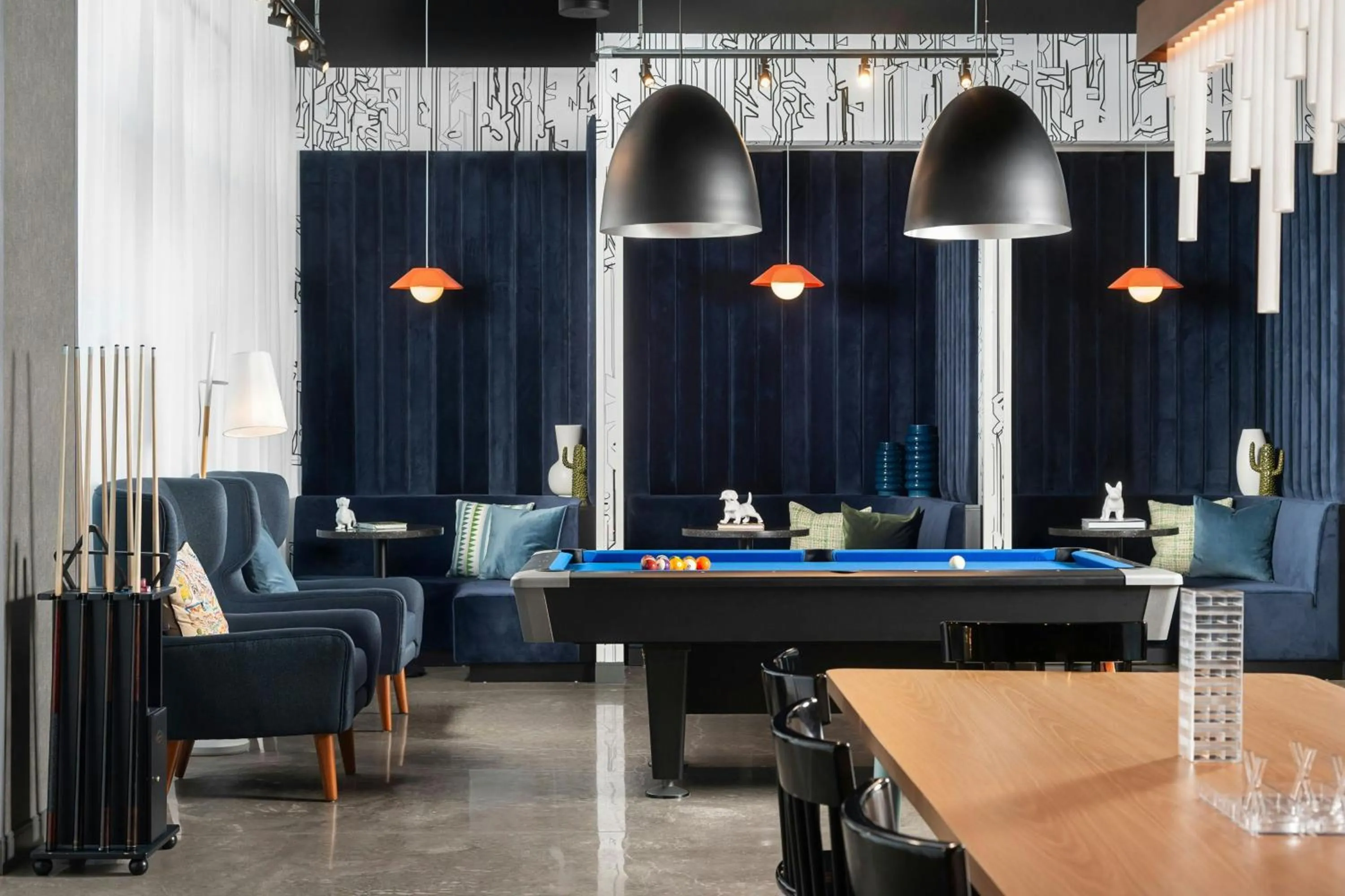 Lobby or reception in Aloft DFW Airport North