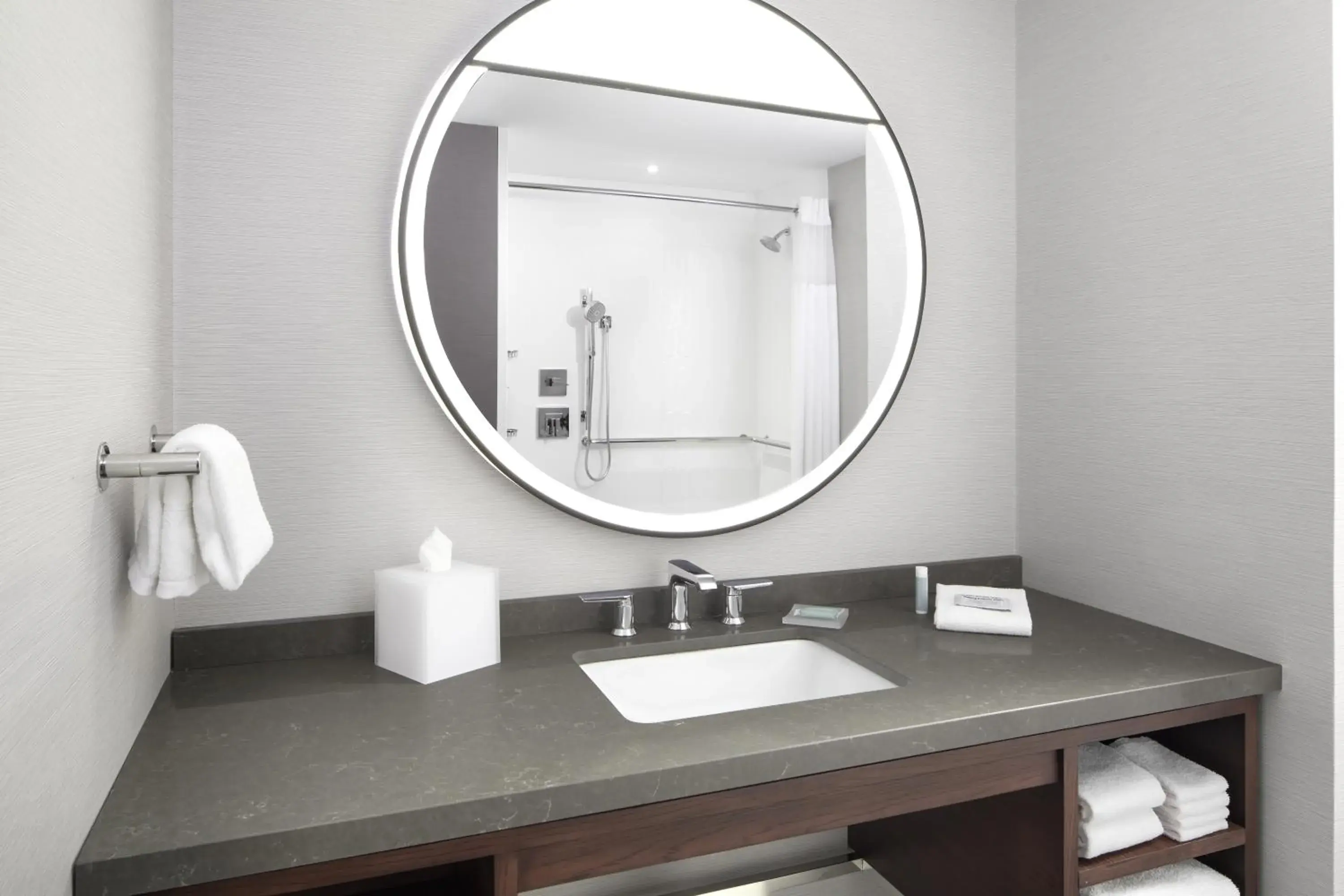 Standard Queen Room with Two Queen Beds and Tub - Mobility and Hearing Accessible in Courtyard by Marriott Kodak Sevierville Standard Queen Room with Two Queen Beds and Tub - Mobility and Hearing Accessible in Courtyard by Marriott Kodak Sevierville