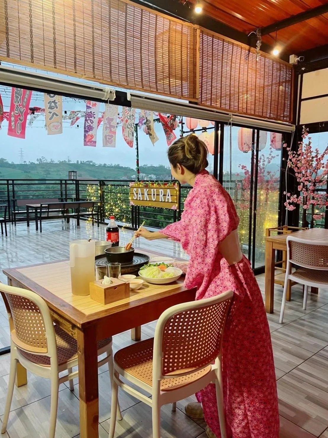 Dining area in Sakura Yama Resort ซากุระ ยามะรีสอร์ท
