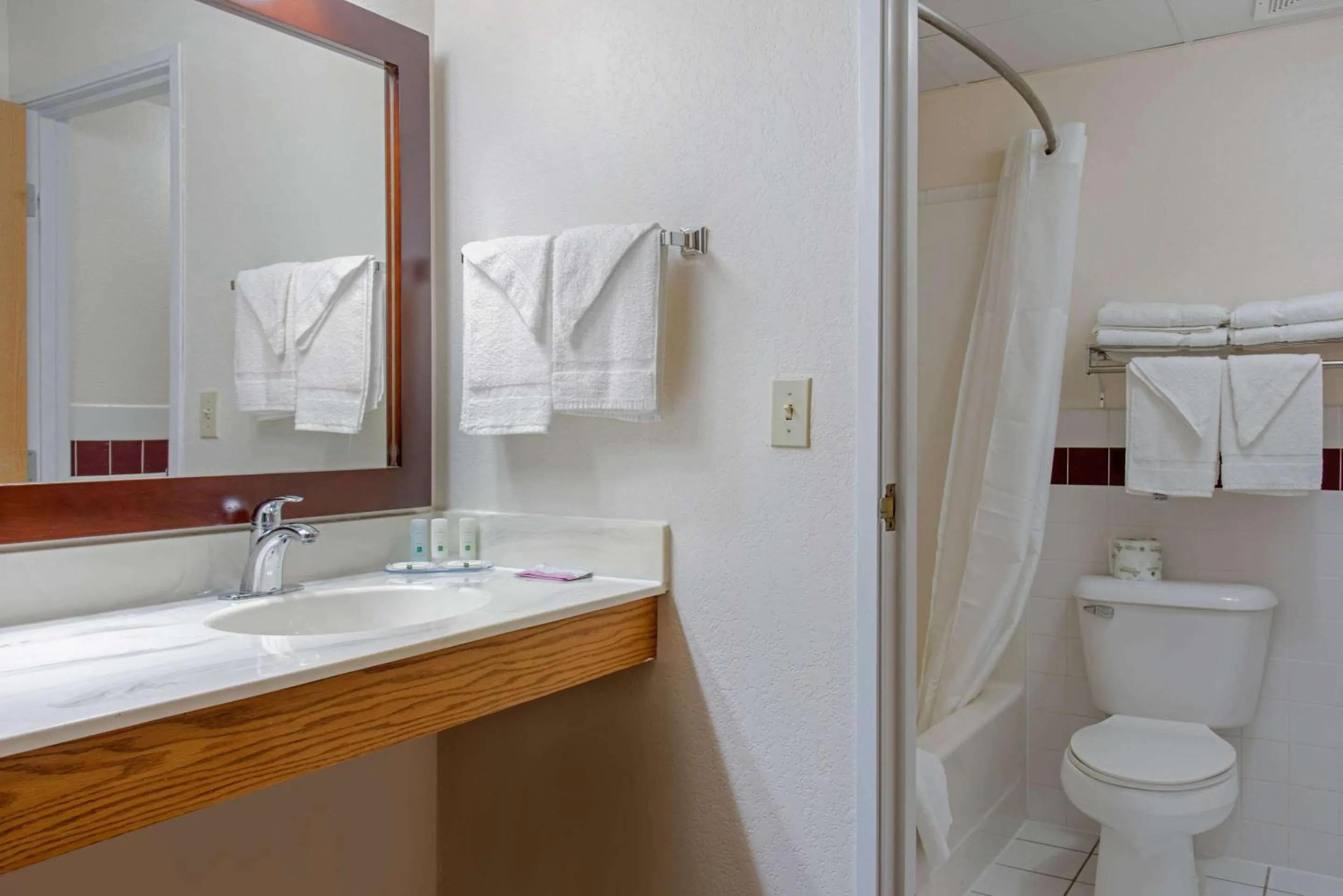 Bathroom in New Prague Inn & Suites, New Prauge