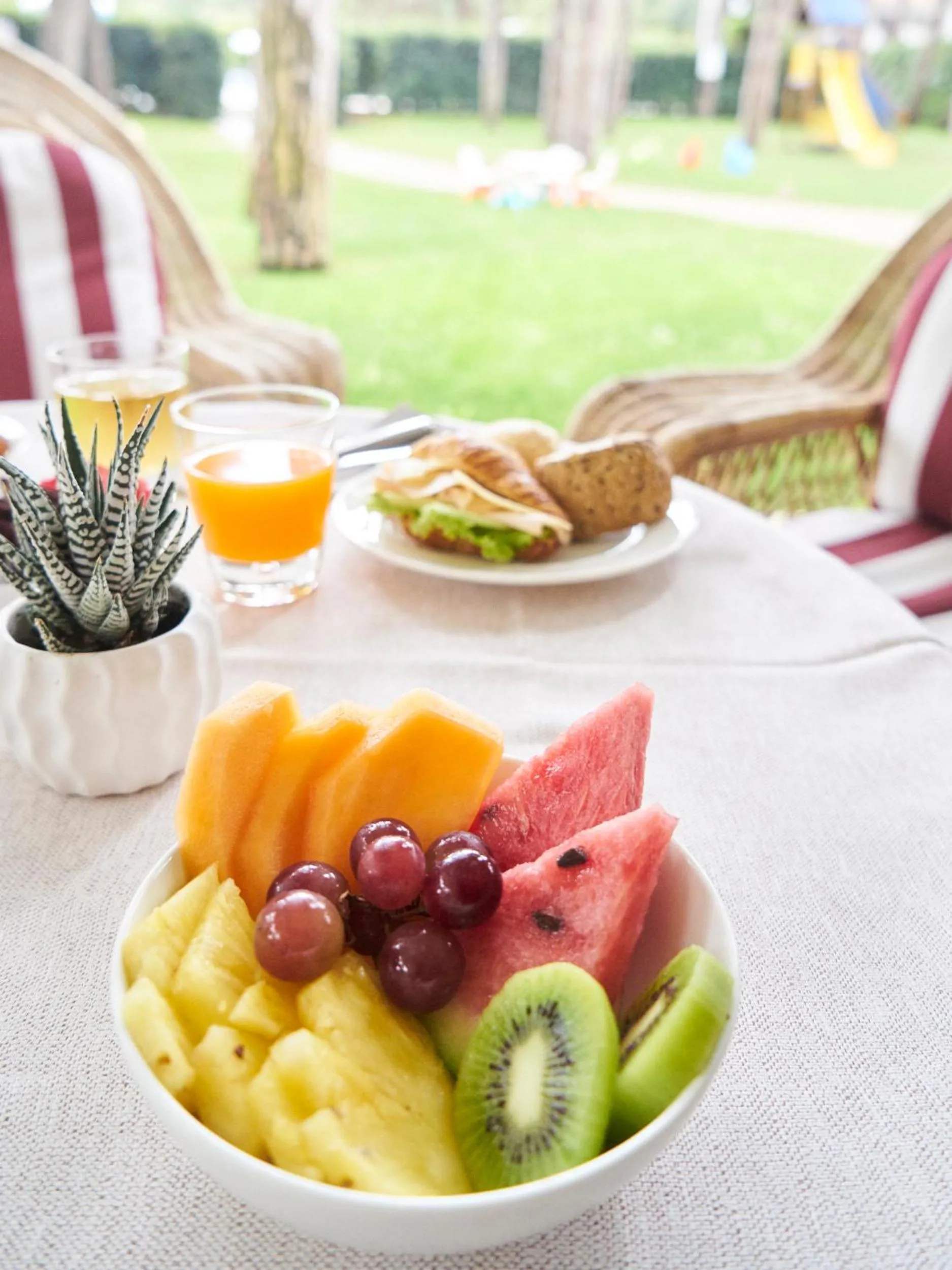 Food and drinks in Aparthotel La Pineta