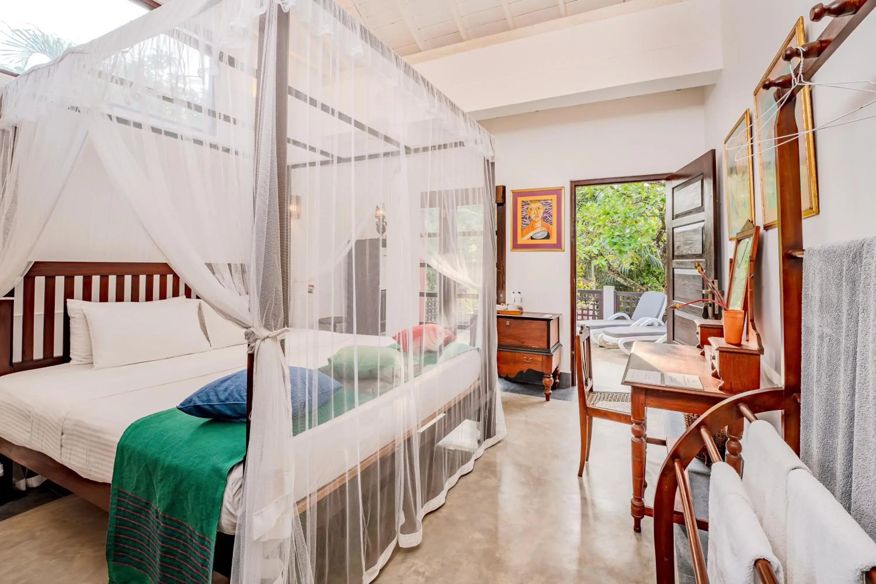 Deluxe Double Room with Balcony - single occupancy in Wasantha Garden Hotel Restaurant & Ayurvedic Treatment Deluxe Double Room with Balcony - single occupancy in Wasantha Garden Hotel Restaurant & Ayurvedic Treatment