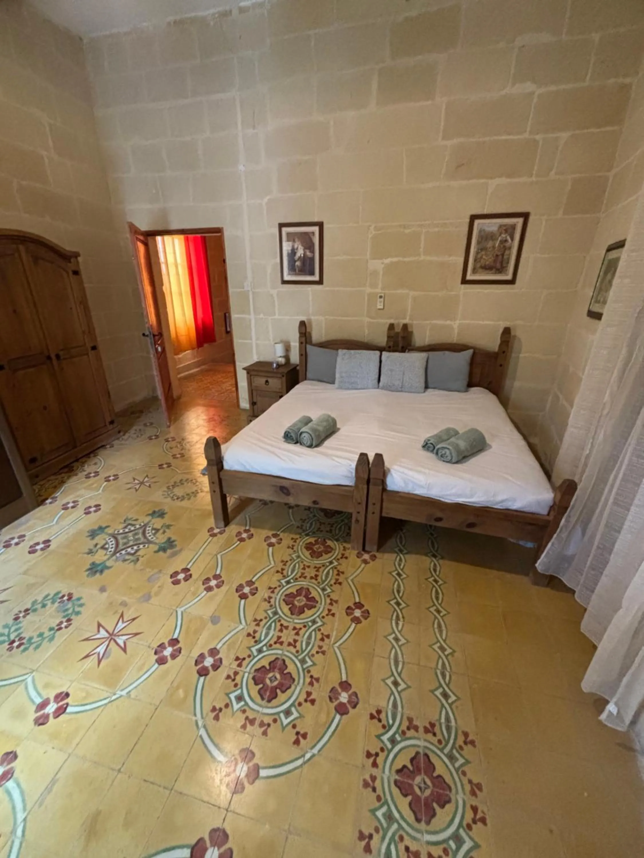 Bed in Ta Speranza Farmhouse B&B