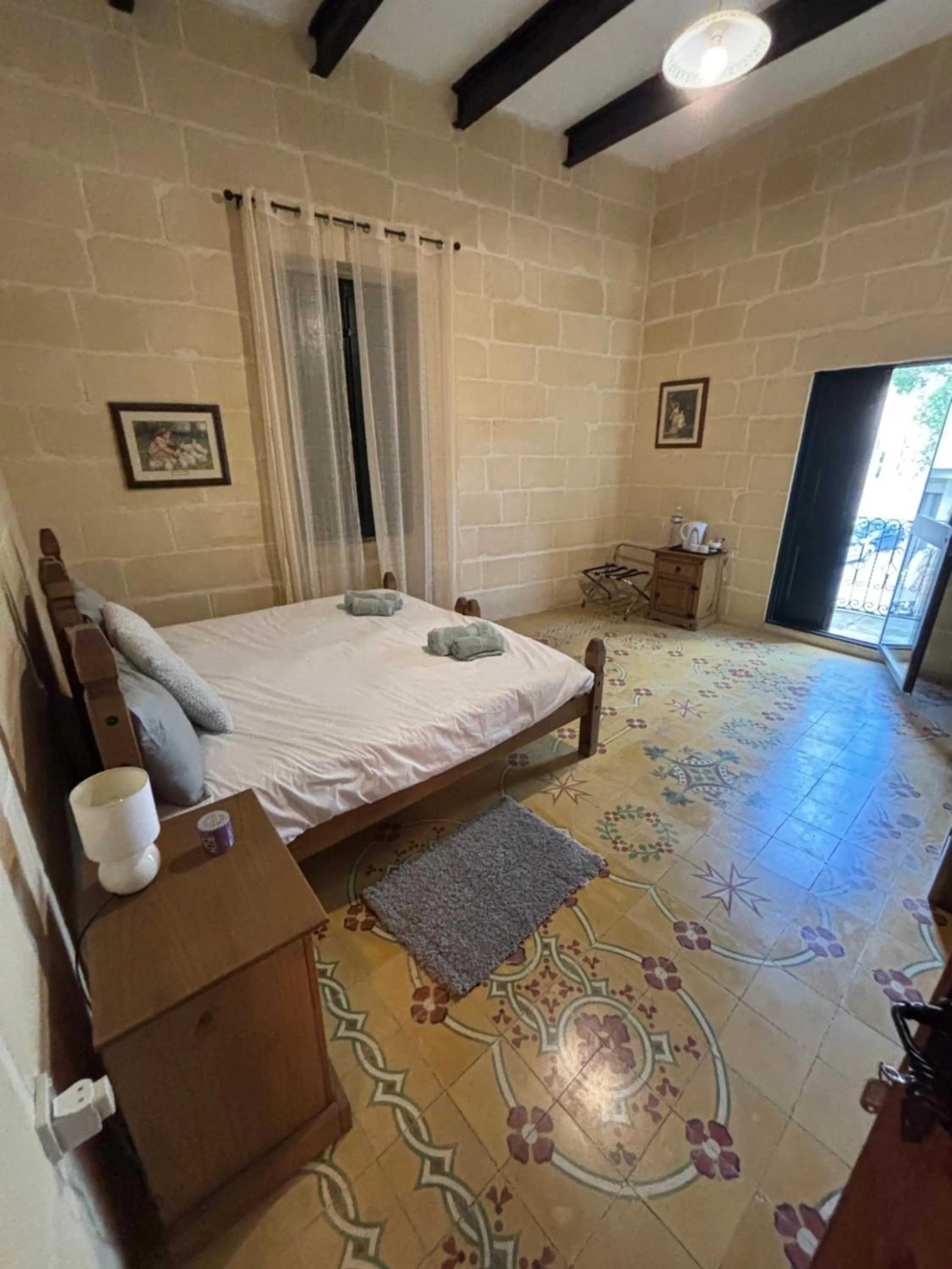 Bed in Ta Speranza Farmhouse B&B