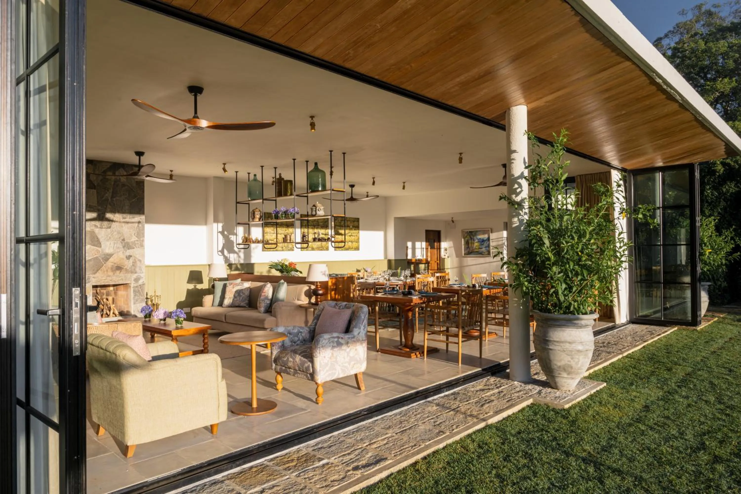 Seating area in Stafford Bungalow - Exclusive Luxury Within A Private Tea Estate