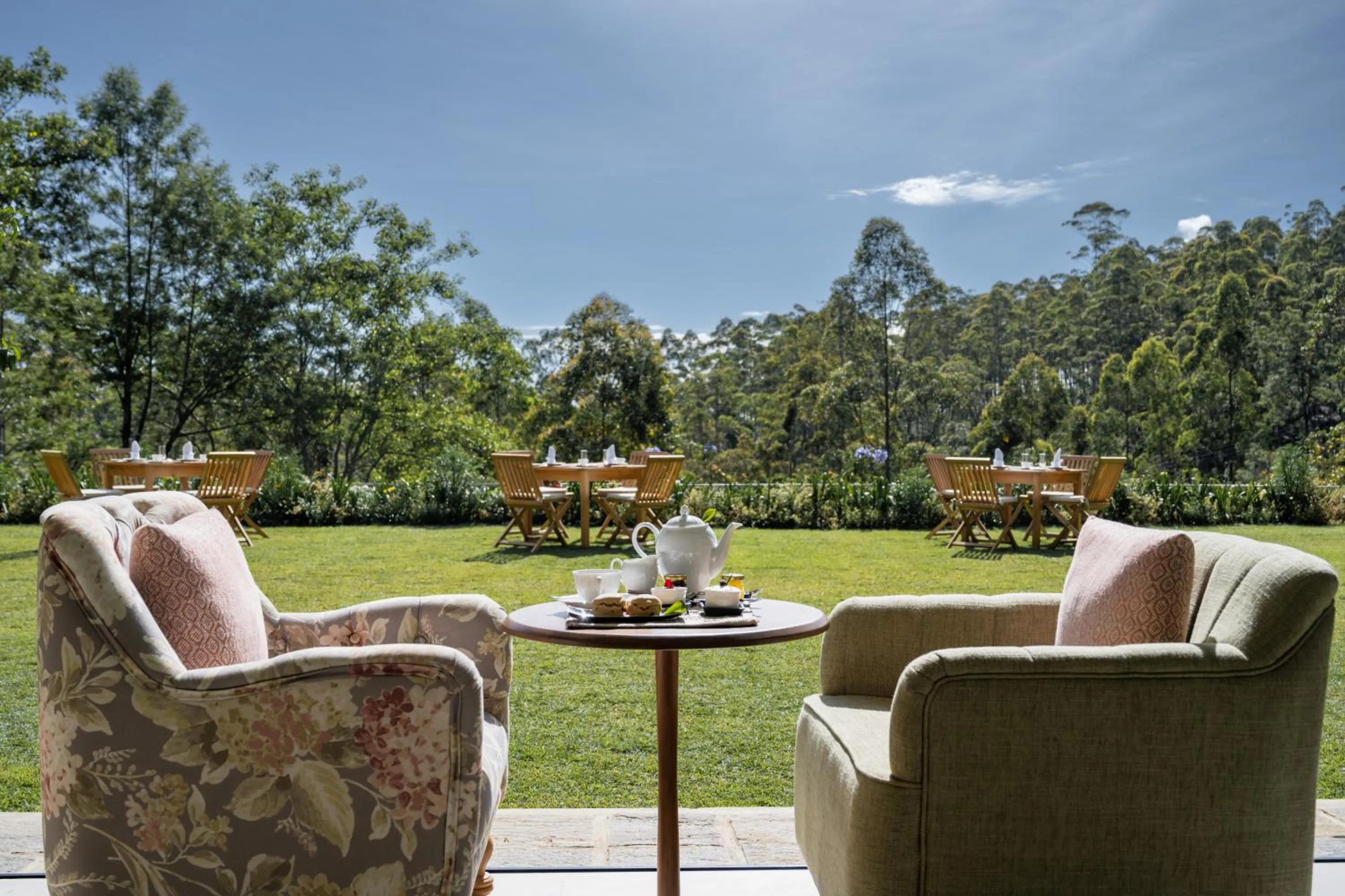 Seating area in Stafford Bungalow - Exclusive Luxury Within A Private Tea Estate