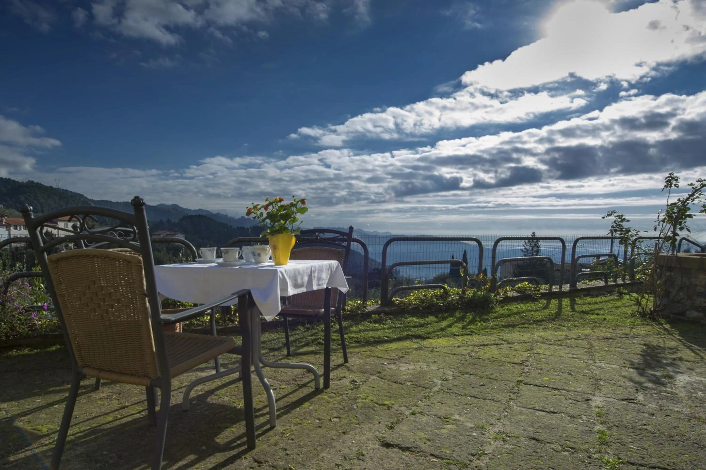 Balcony/Terrace in B&B Il Trebbio