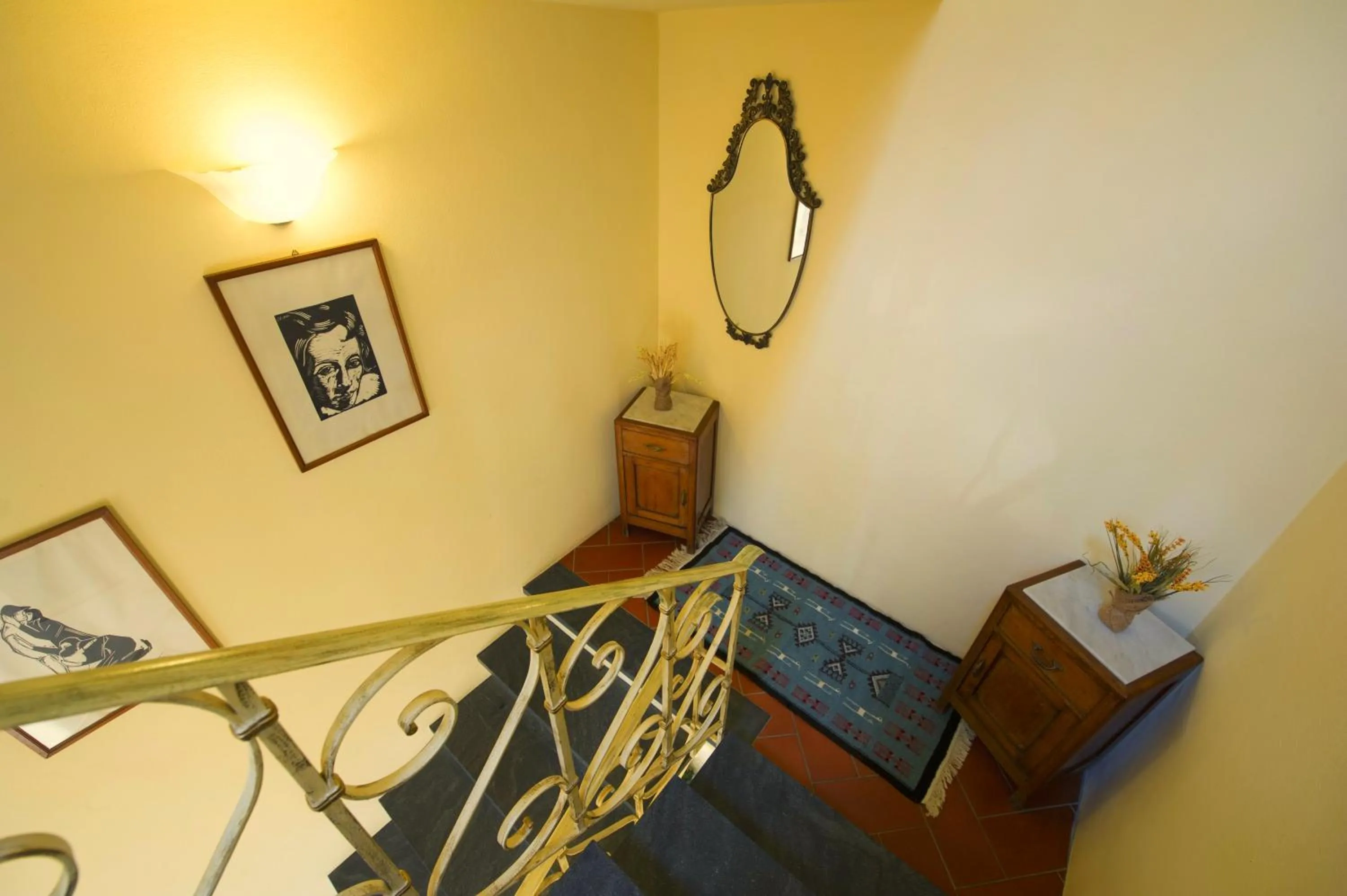 Decorative detail in B&B Il Trebbio