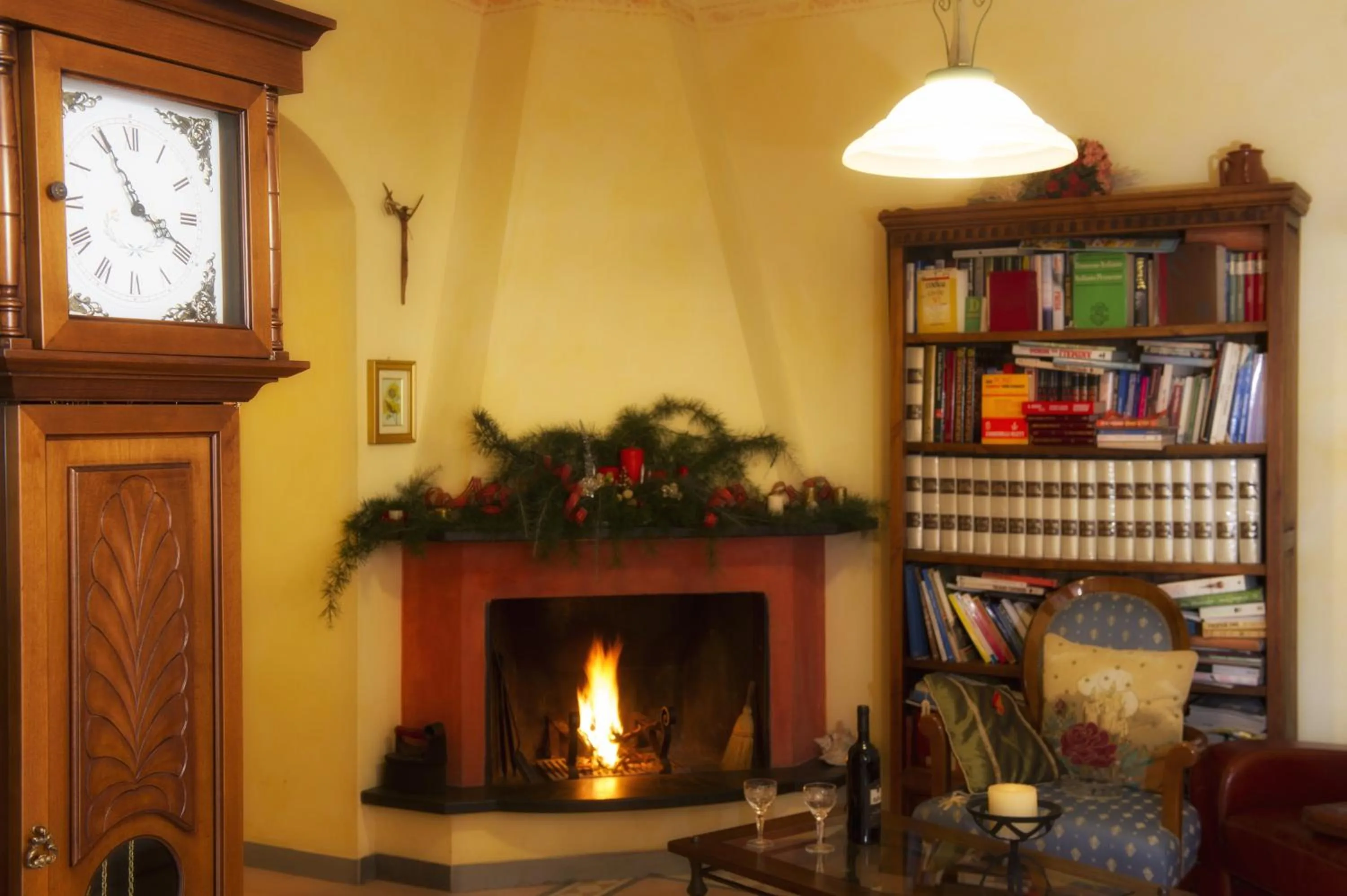 Library in B&B Il Trebbio