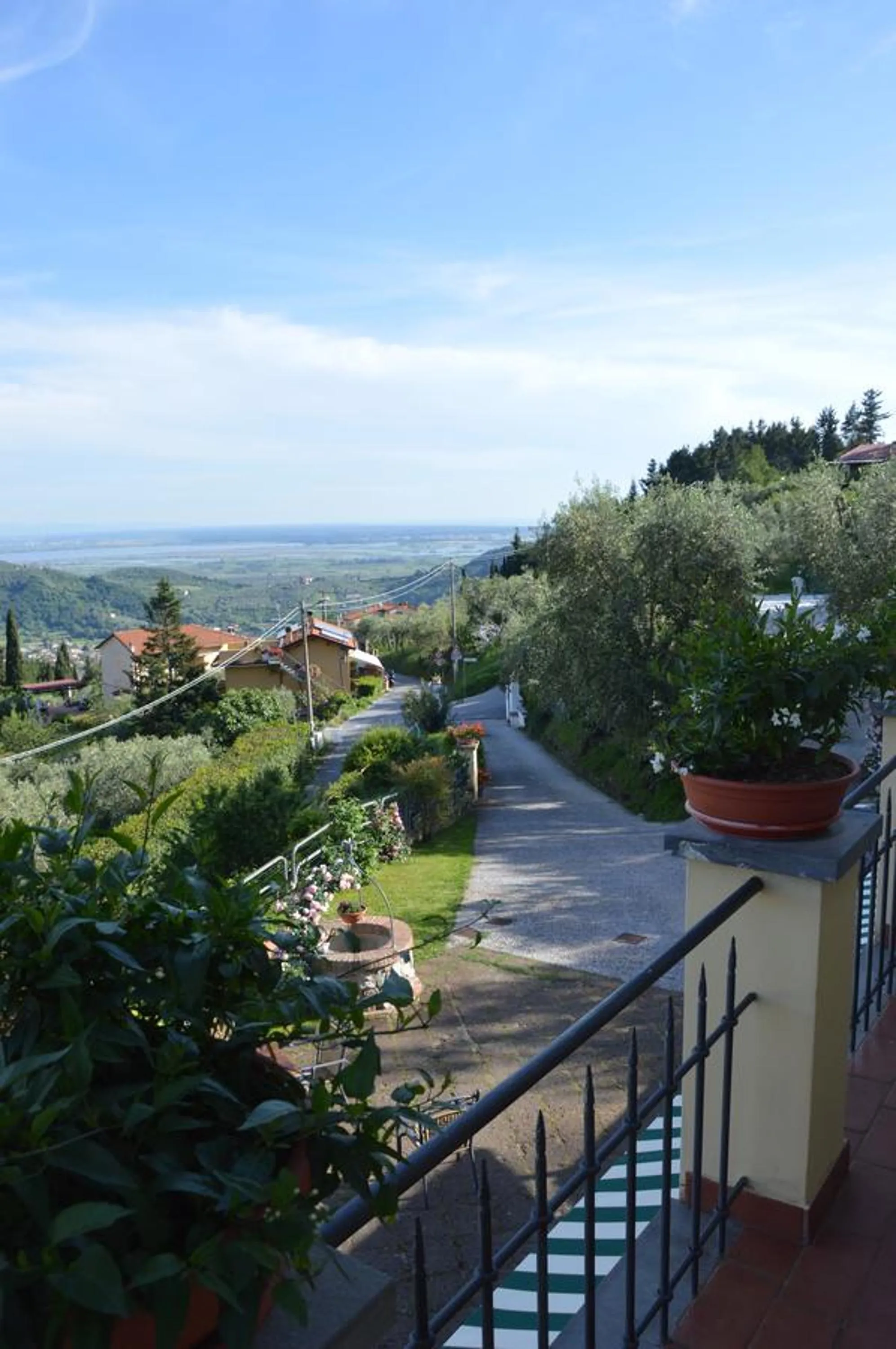 Balcony/Terrace in B&B Il Trebbio
