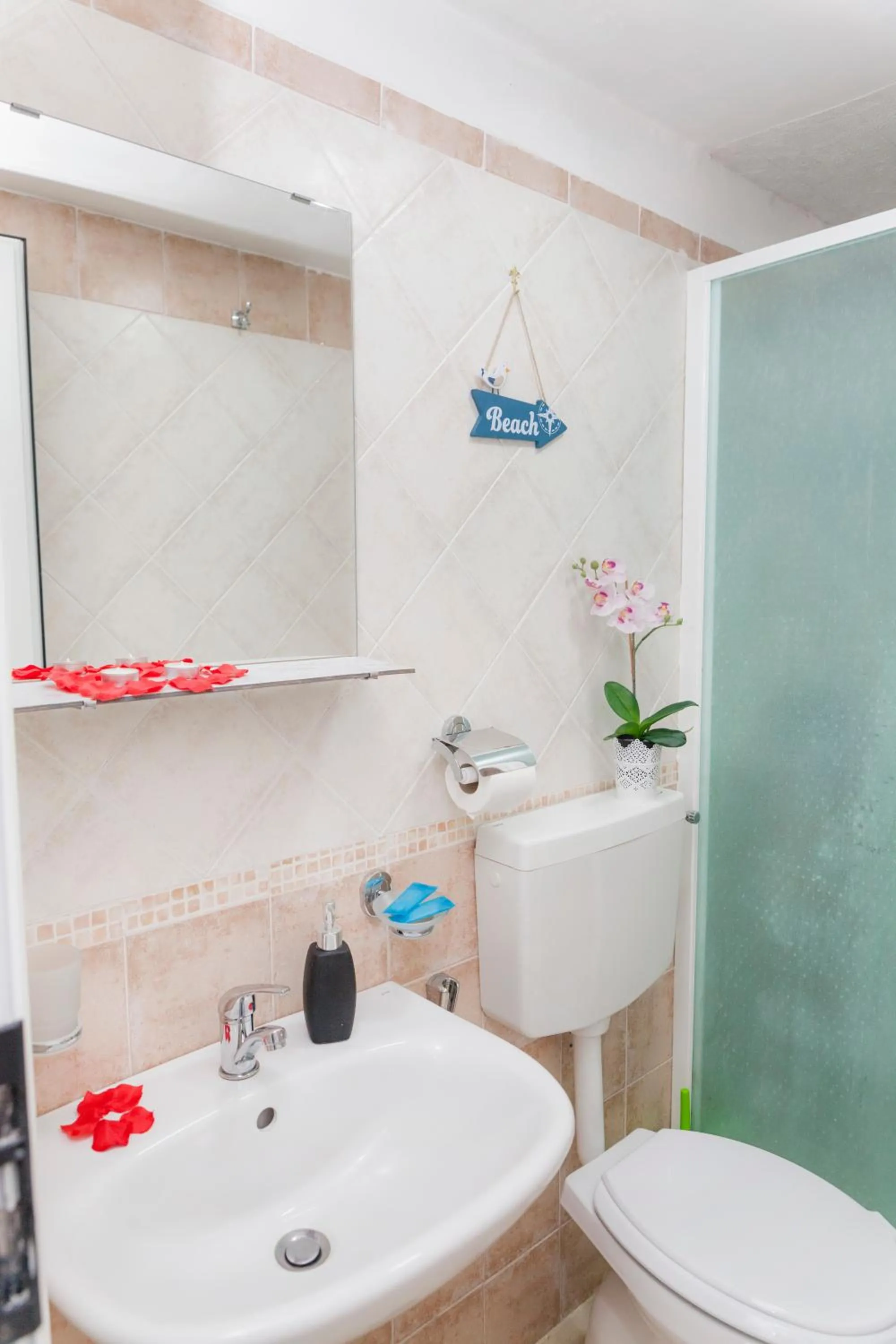 Shower in Bed & Breakfast Santa Caterina