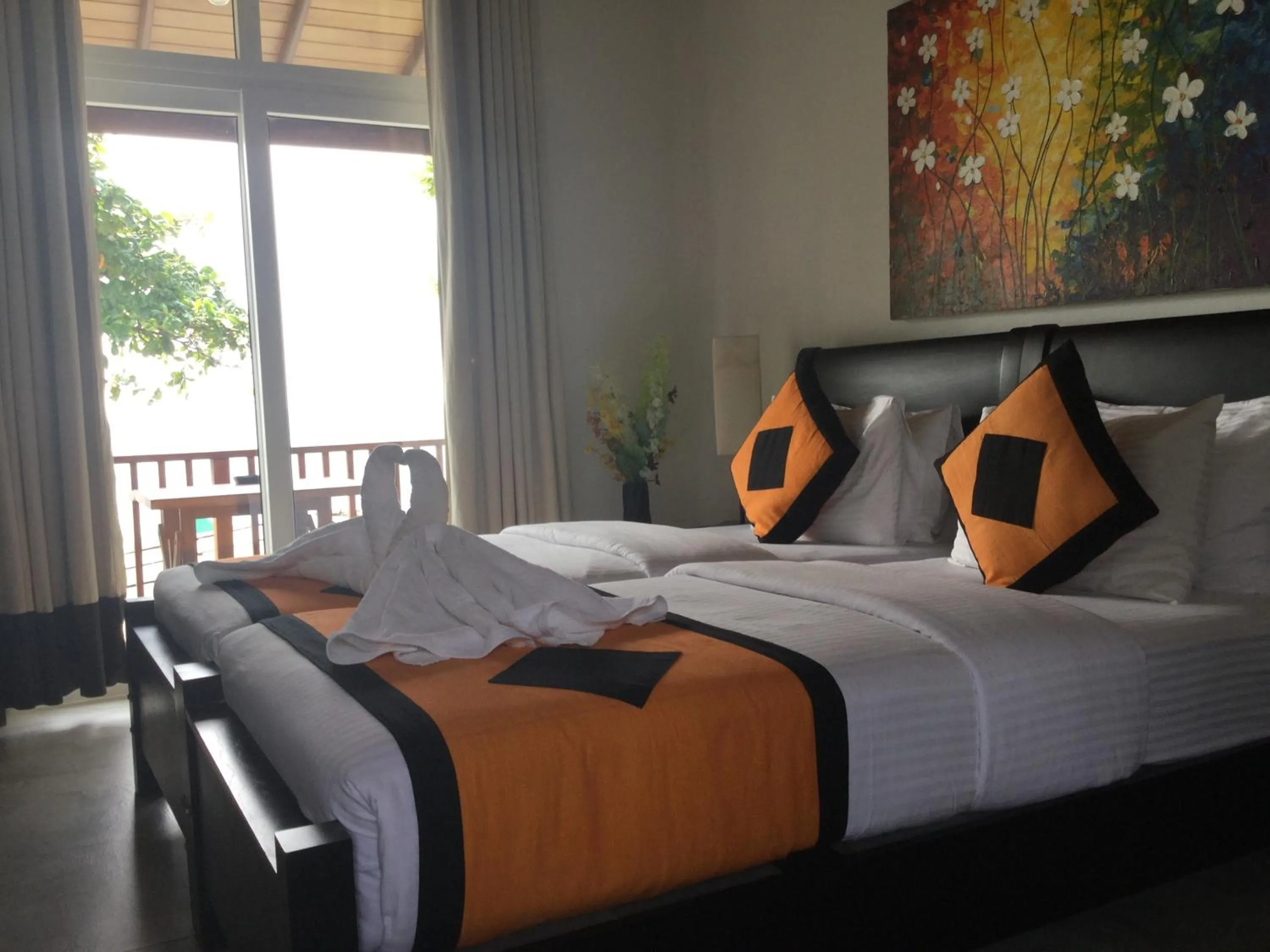 Bedroom, Bed in Joe's Resort Unawatuna