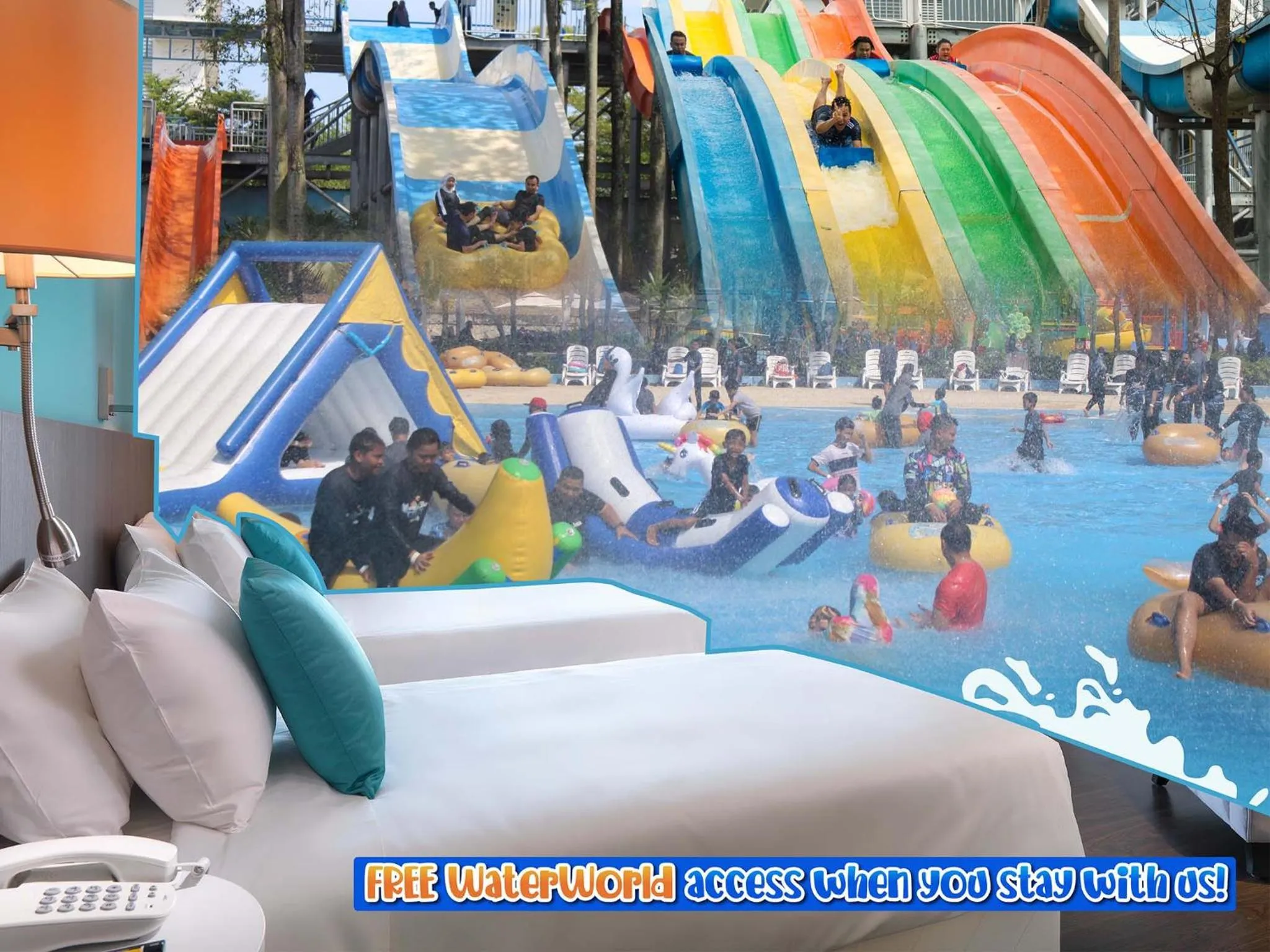 Aqua park in Wyndham Garden i-City Shah Alam
