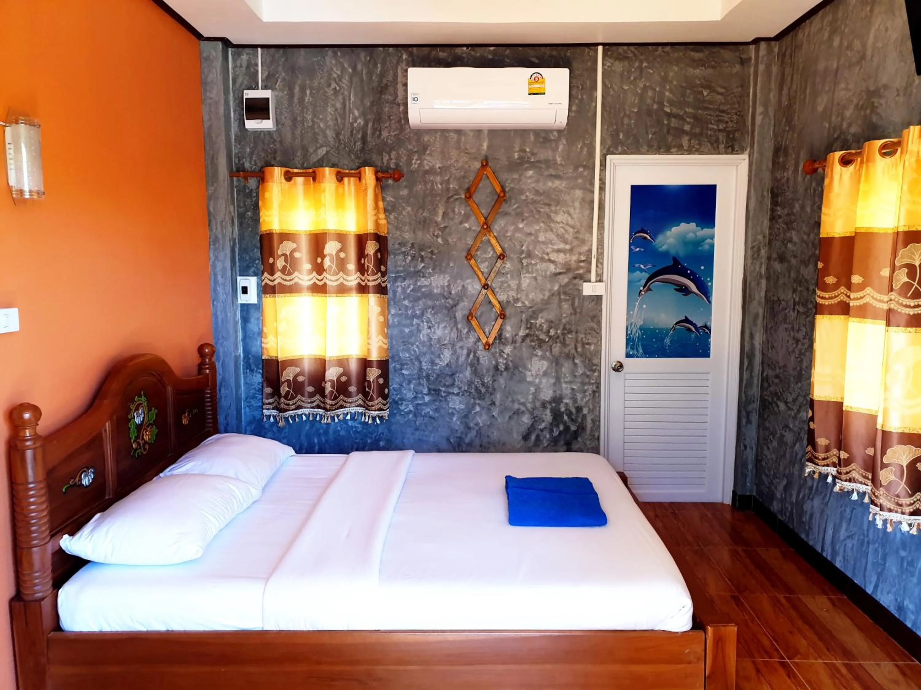 Bed in Khao Kho Lucky Hill Resort