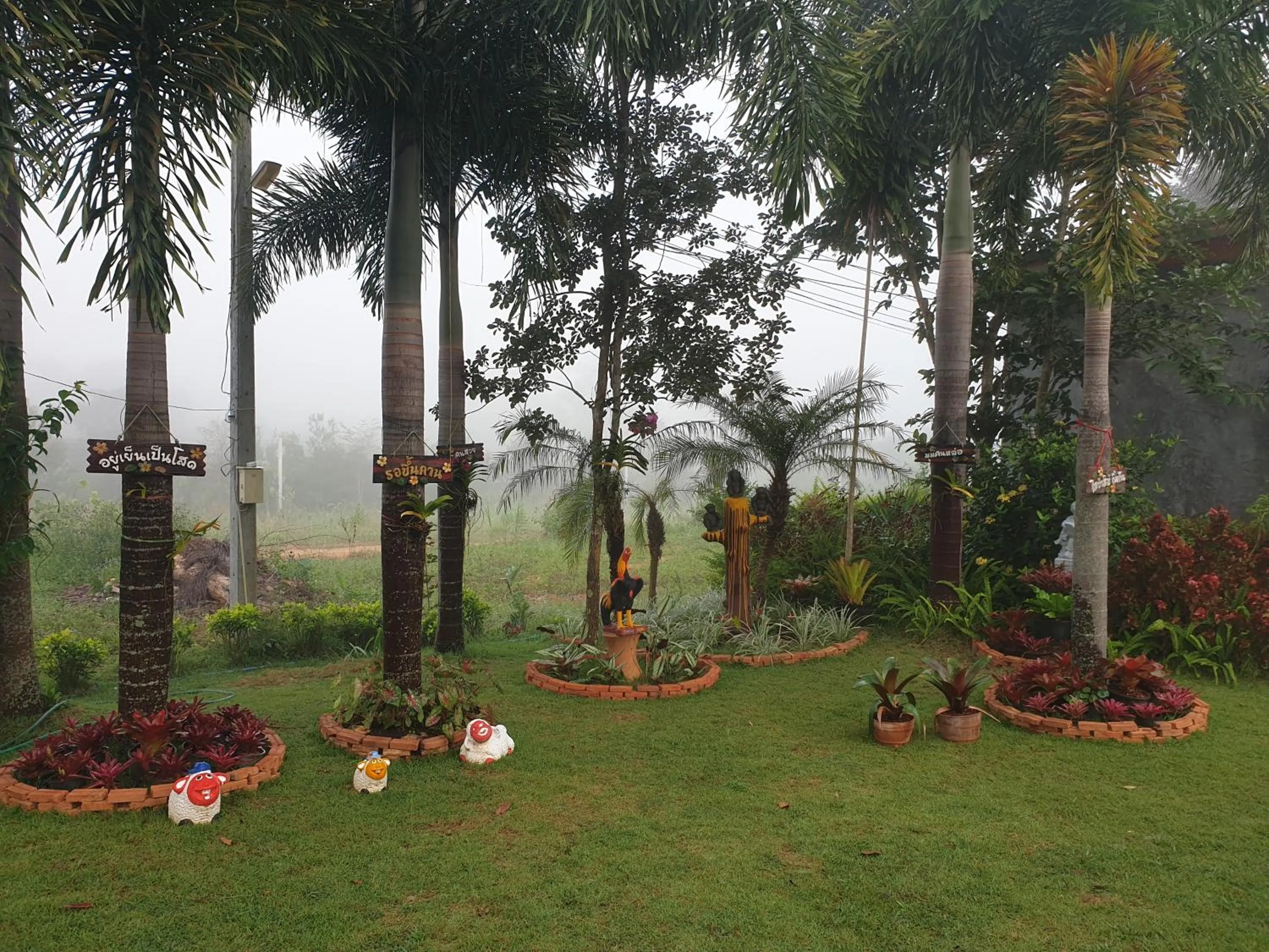Garden in Khao Kho Lucky Hill Resort