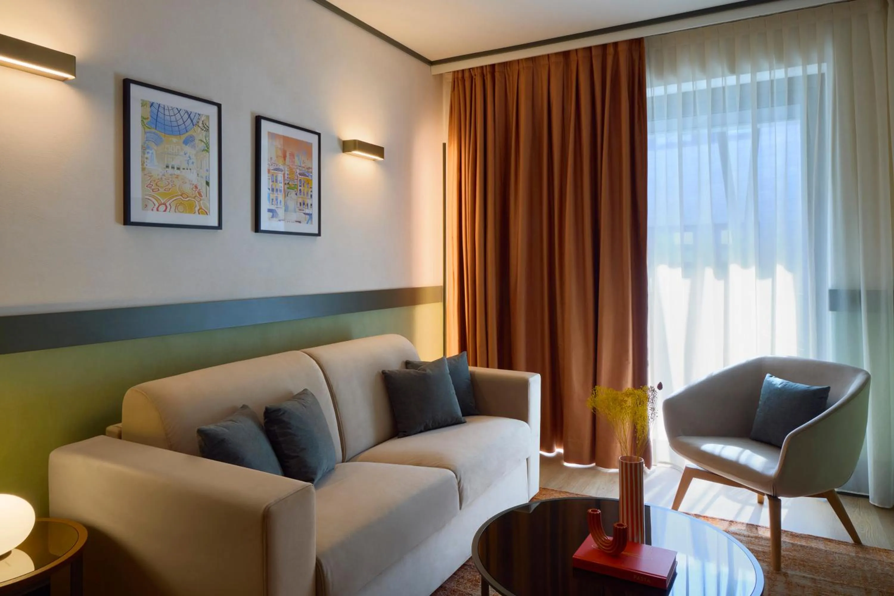Living room in NEMI Hotel Milano