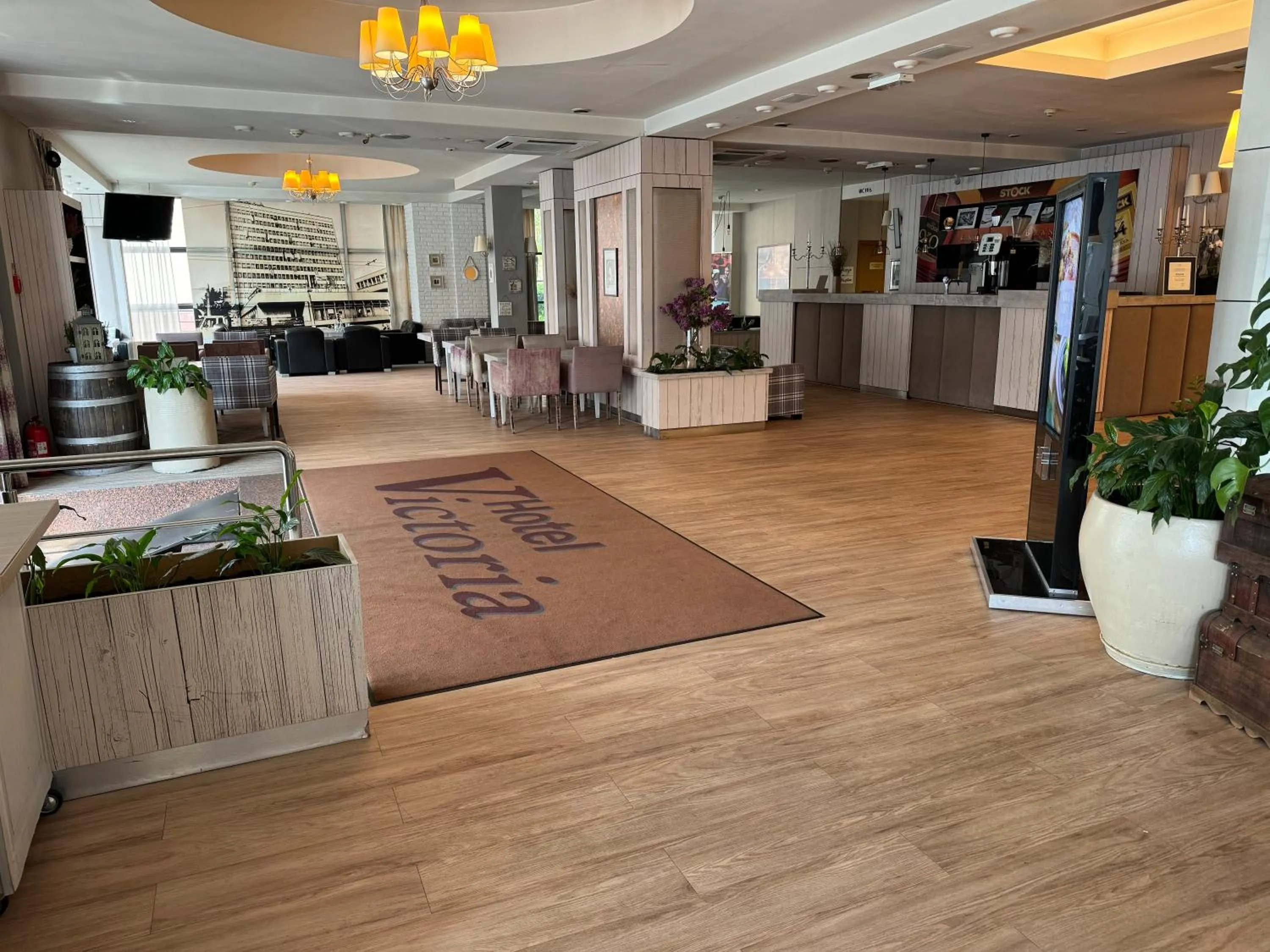 Lobby or reception in Hotel Victoria