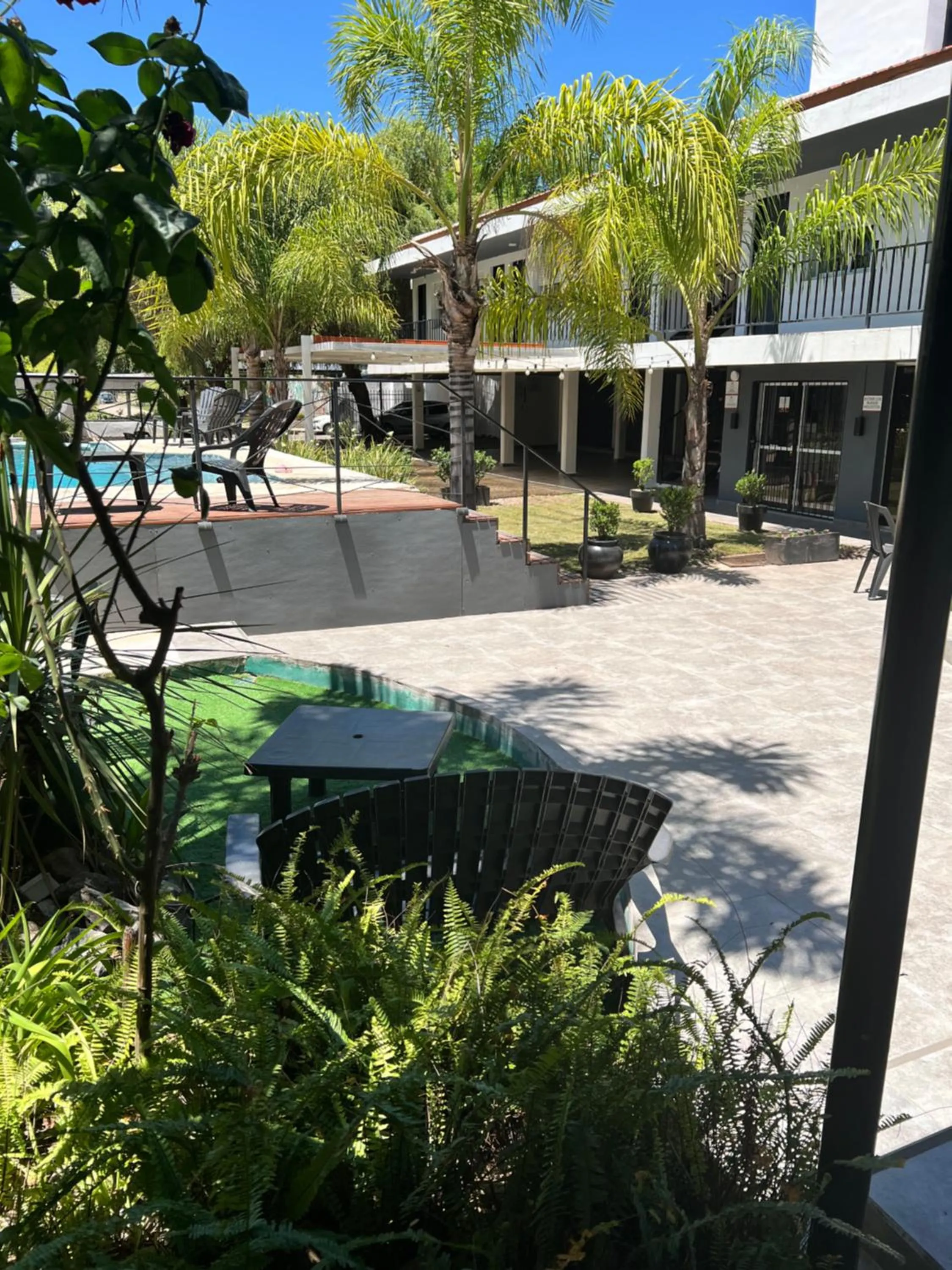 Garden in Hotel Posada del Ángel