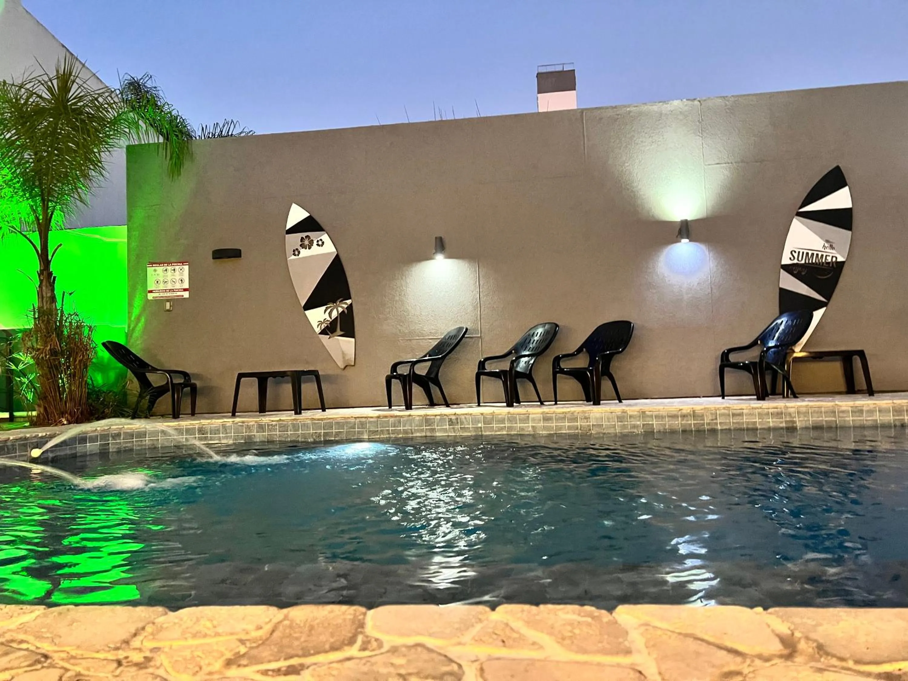 Swimming pool in Hotel Posada del Ángel