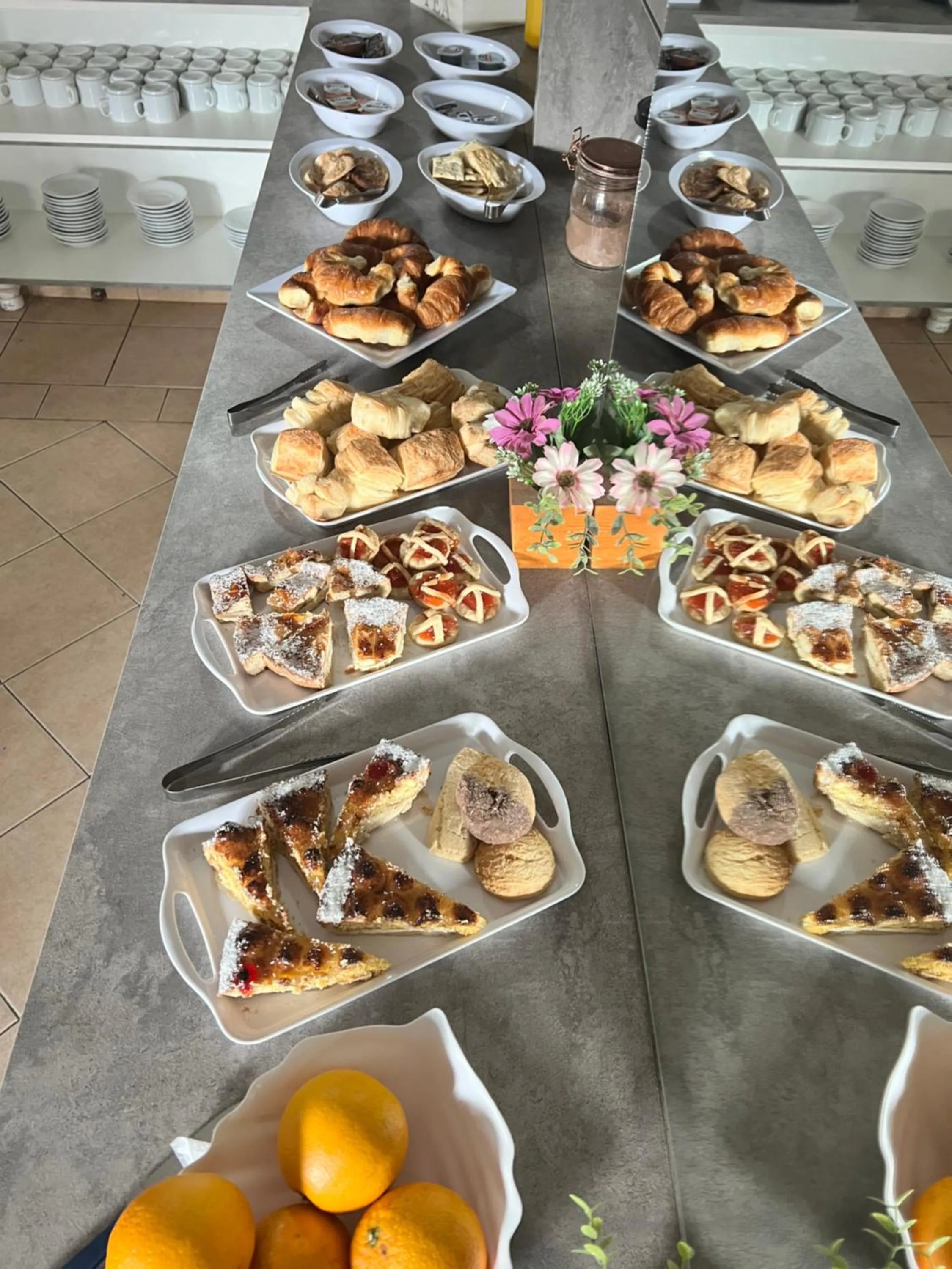 Buffet breakfast in Hotel Posada del Ángel