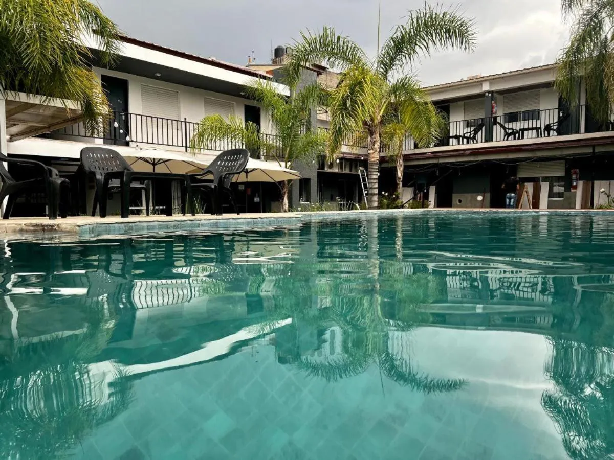 Swimming pool in Hotel Posada del Ángel