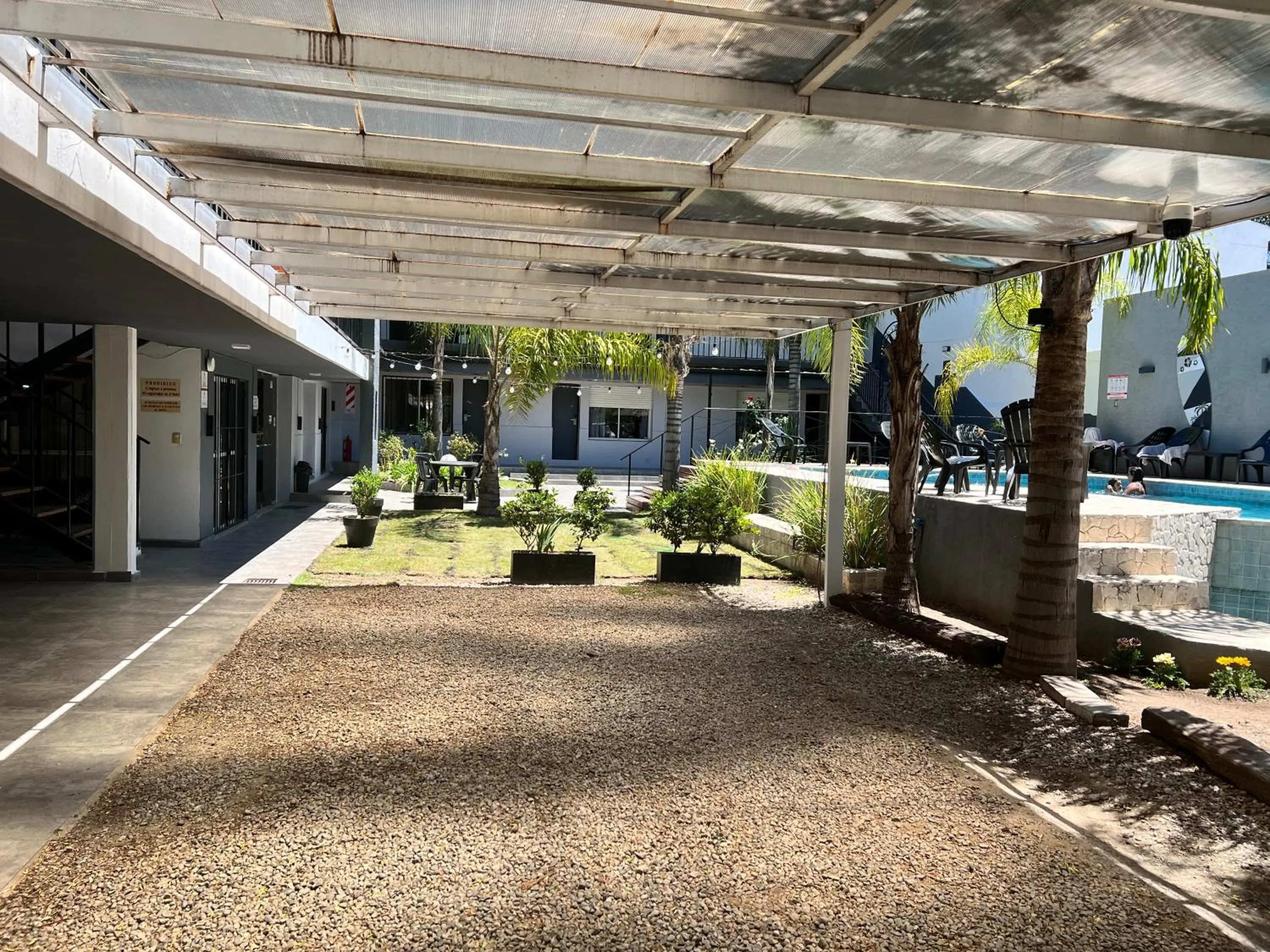 Patio in Hotel Posada del Ángel