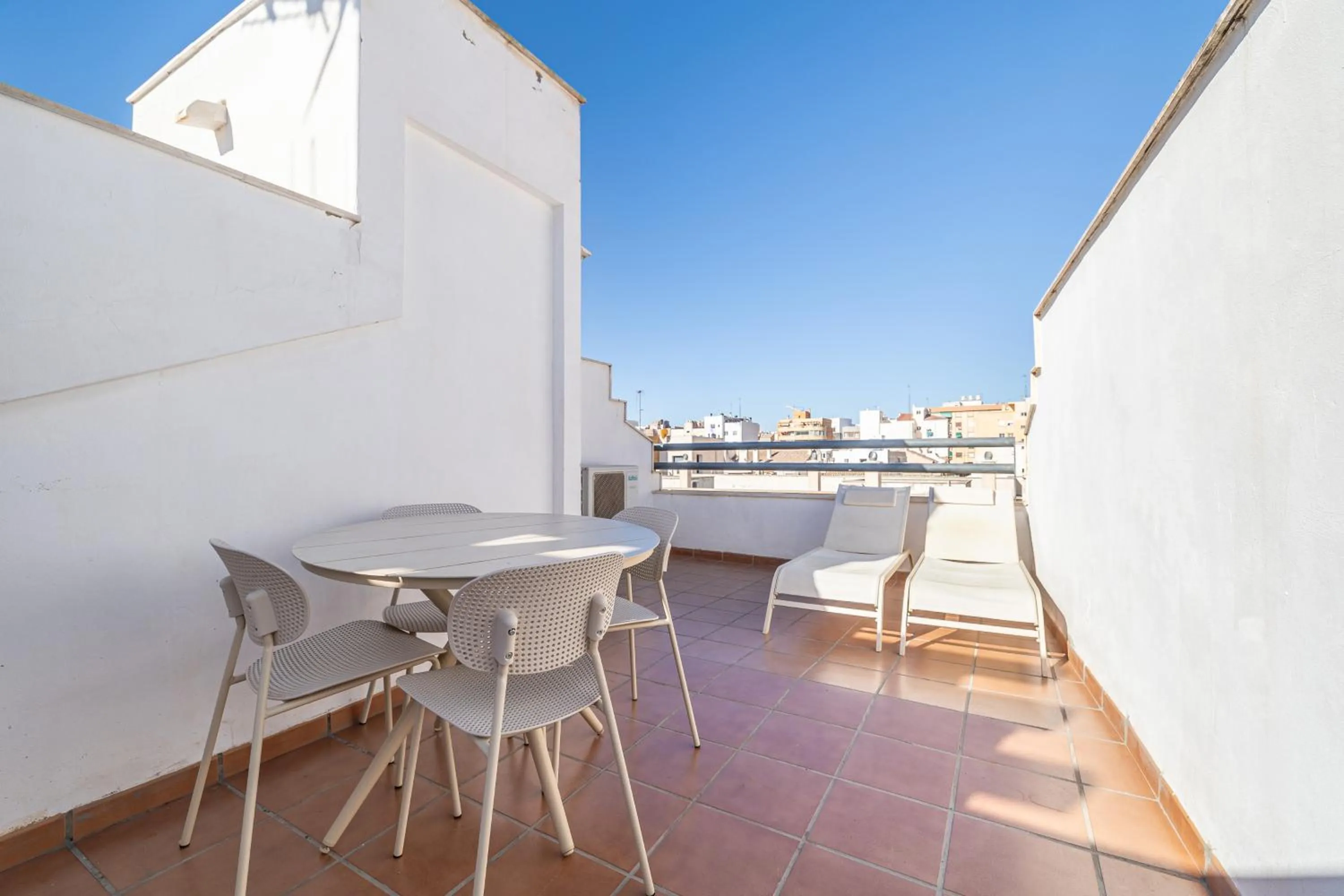 Balcony/Terrace in Holidays2Malaga Studios Juan de Mena