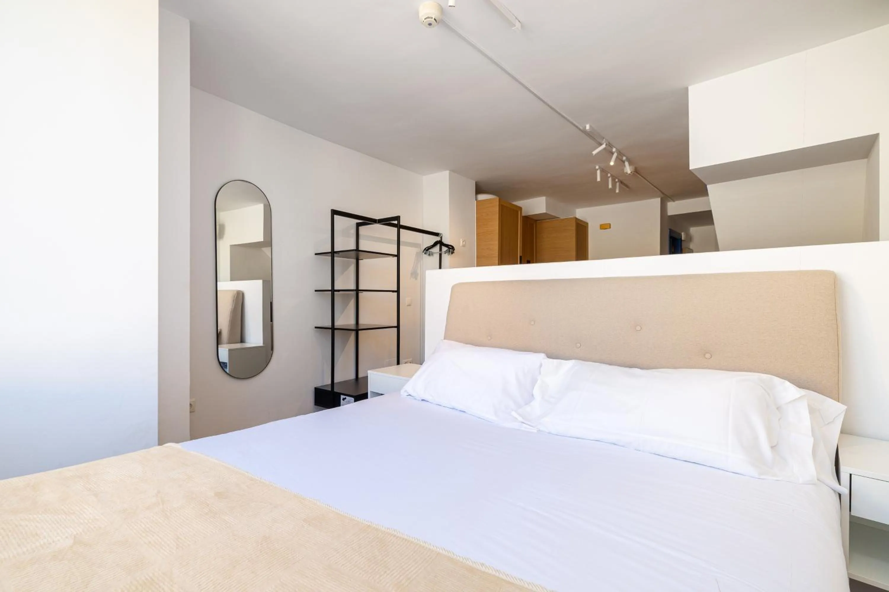 Bed in Holidays2Malaga Studios Juan de Mena