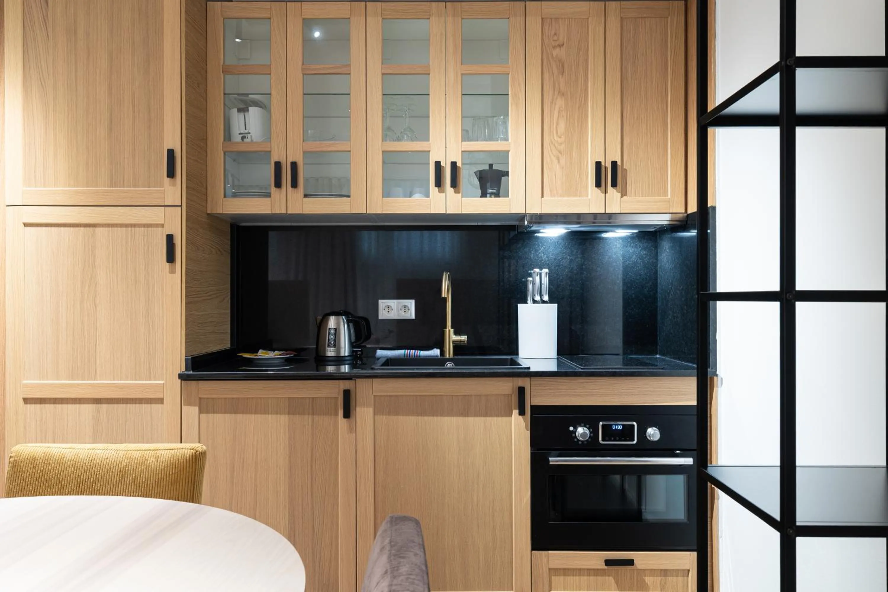 Kitchen or kitchenette in Holidays2Malaga Studios Juan de Mena