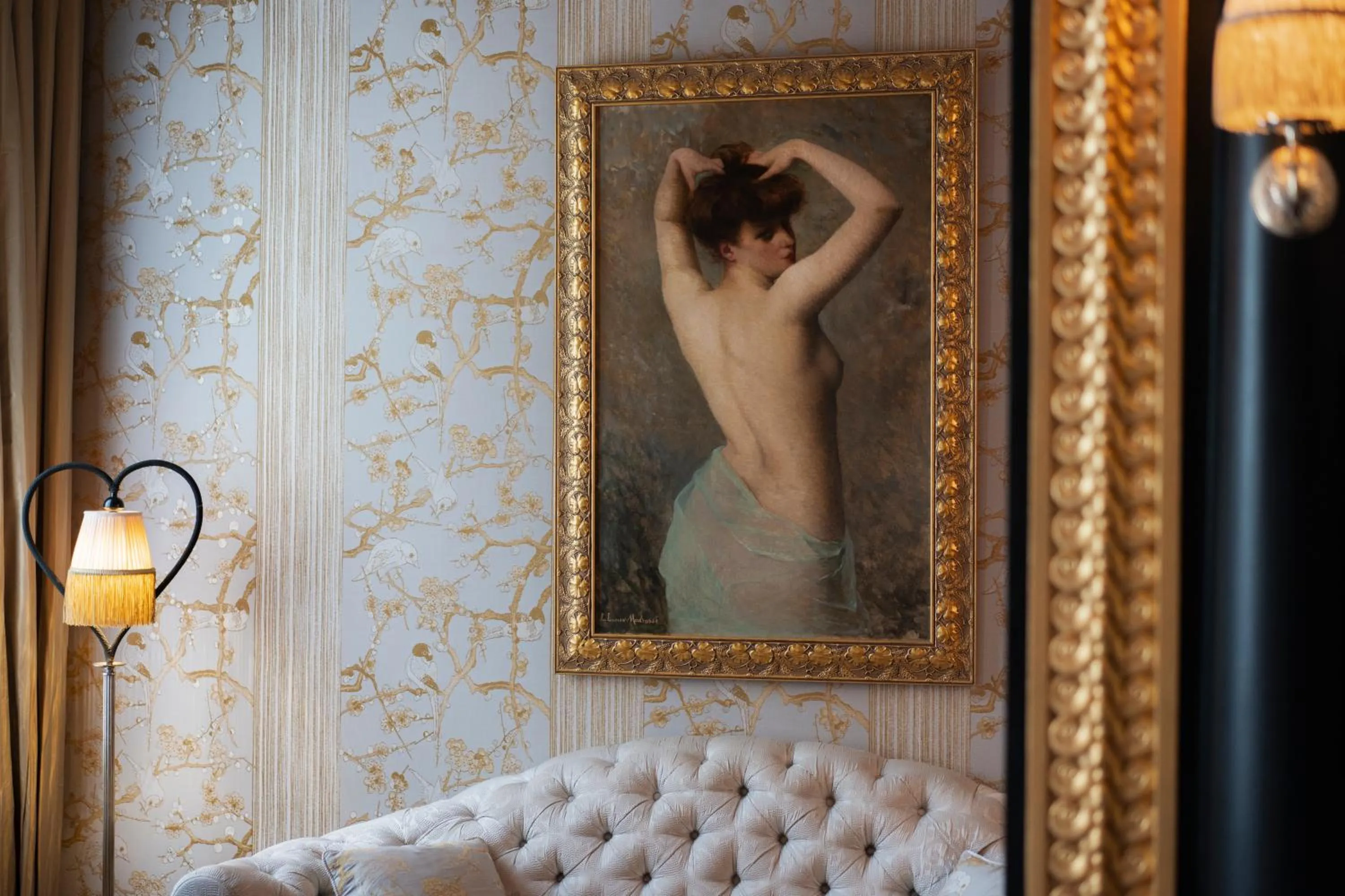 Decorative detail in Maison Souquet, Hotel & Spa