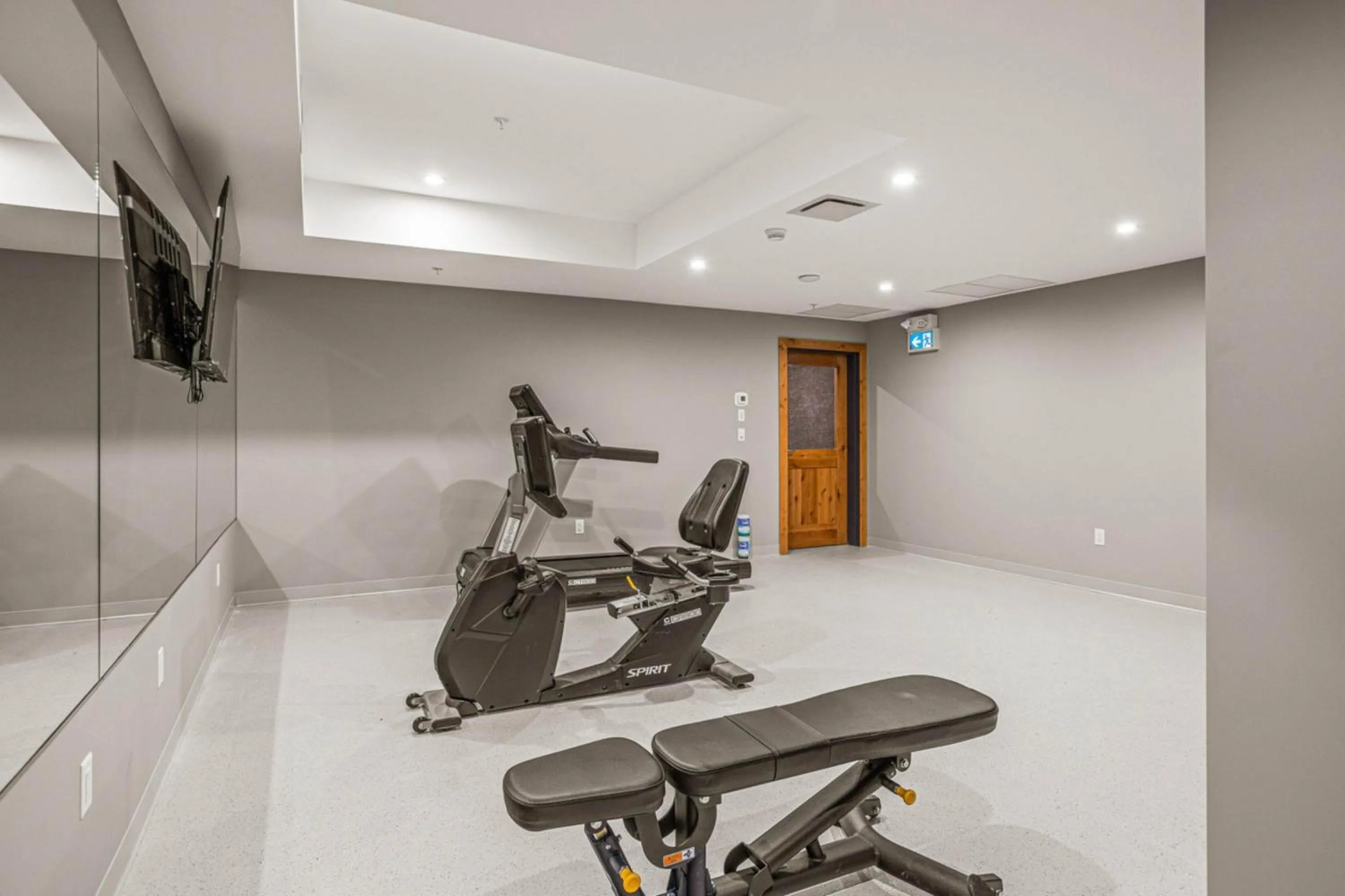 Fitness centre/facilities in Mountain Dreams Penthouse Hot Tub & Panoramic Views New in Spring Creek