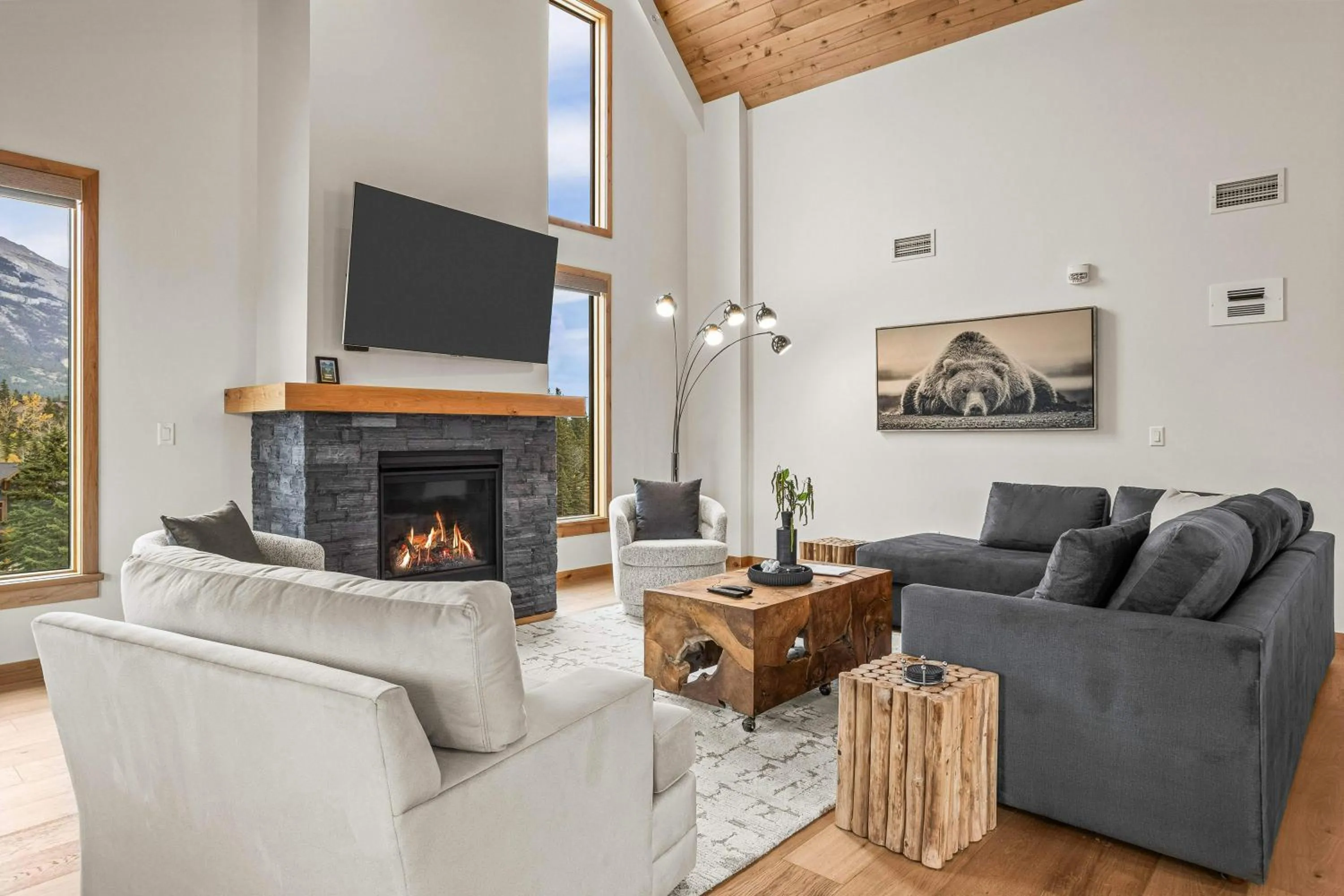 TV and multimedia in Mountain Dreams Penthouse Hot Tub & Panoramic Views New in Spring Creek