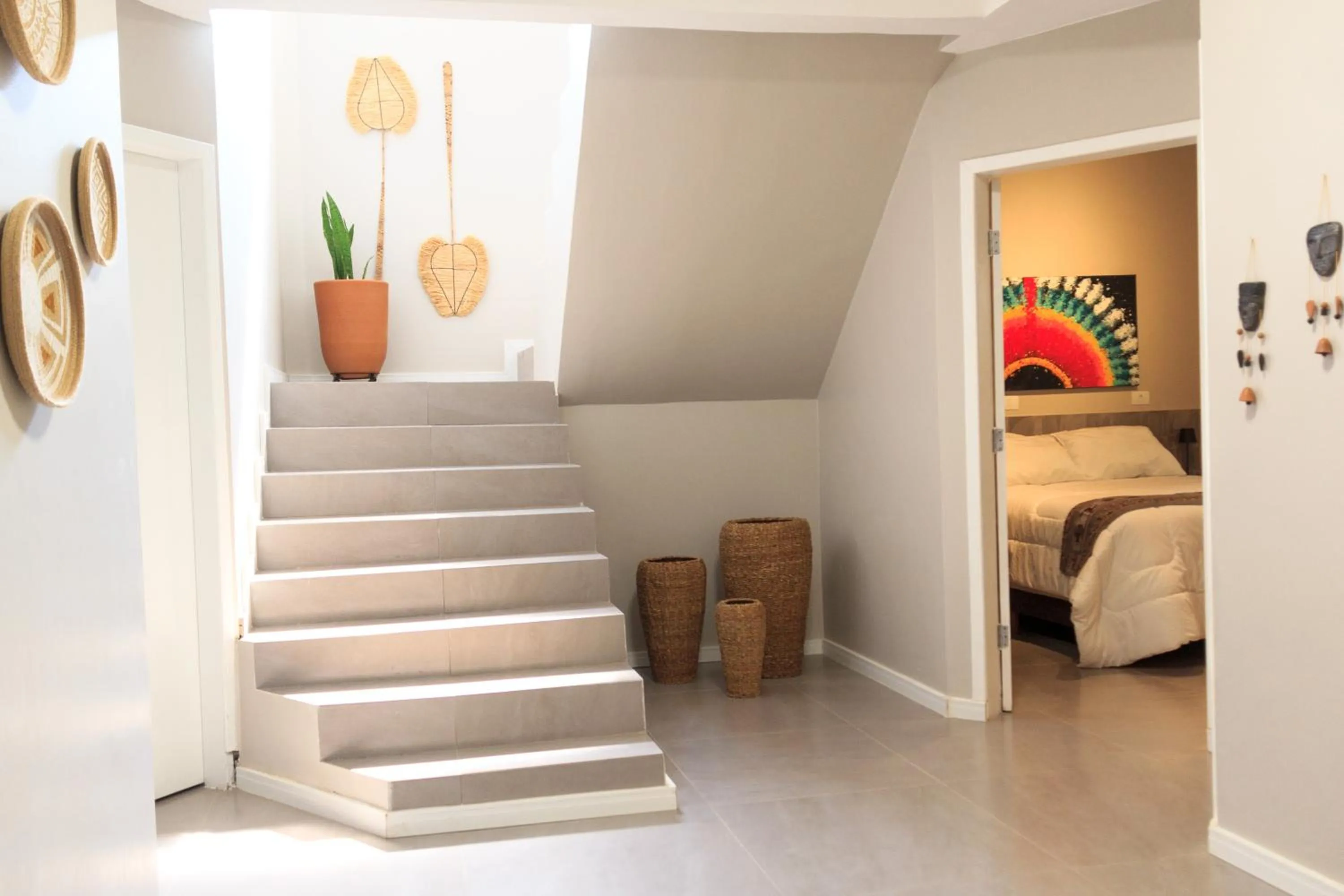 Decorative detail, Bed in Che Hermano Suítes