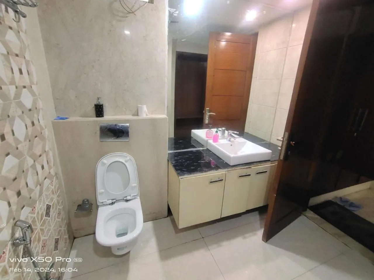 Toilet in Taj Inn Residency