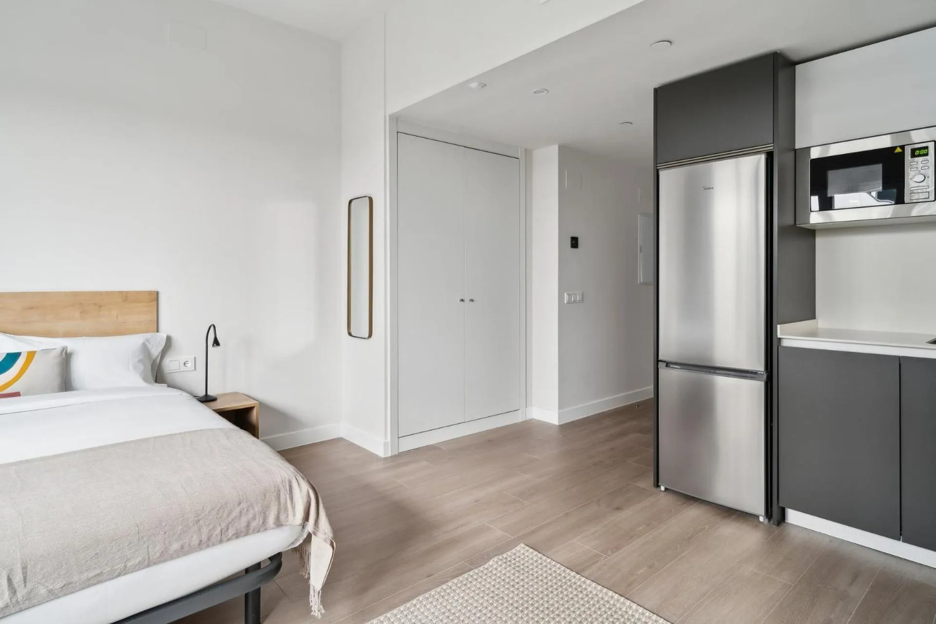 Bed in Truliving Vallecas by Habyt