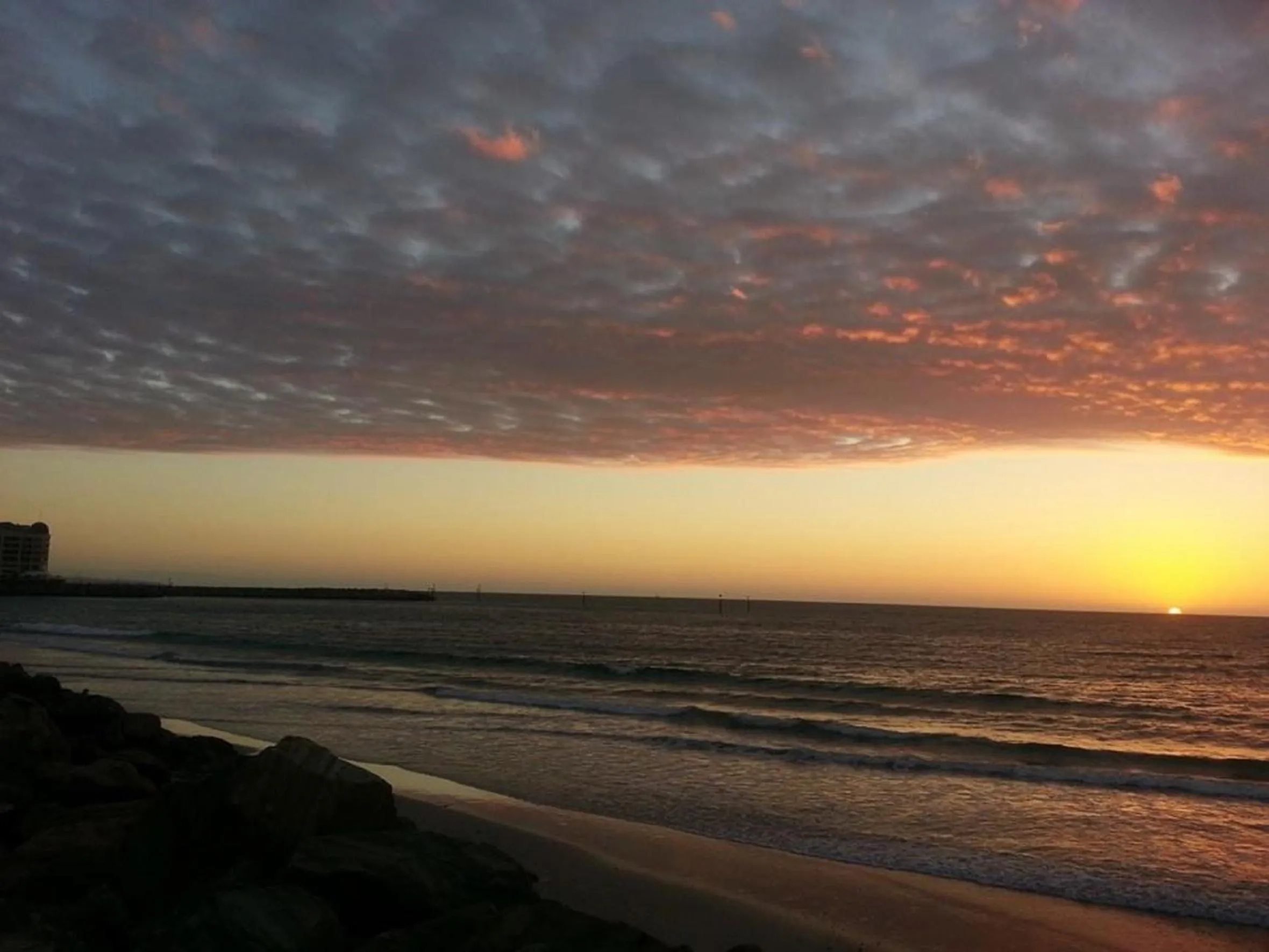 Sunset in Acaill Accommodation Esplanade Living Self Check-In Self Check-Out