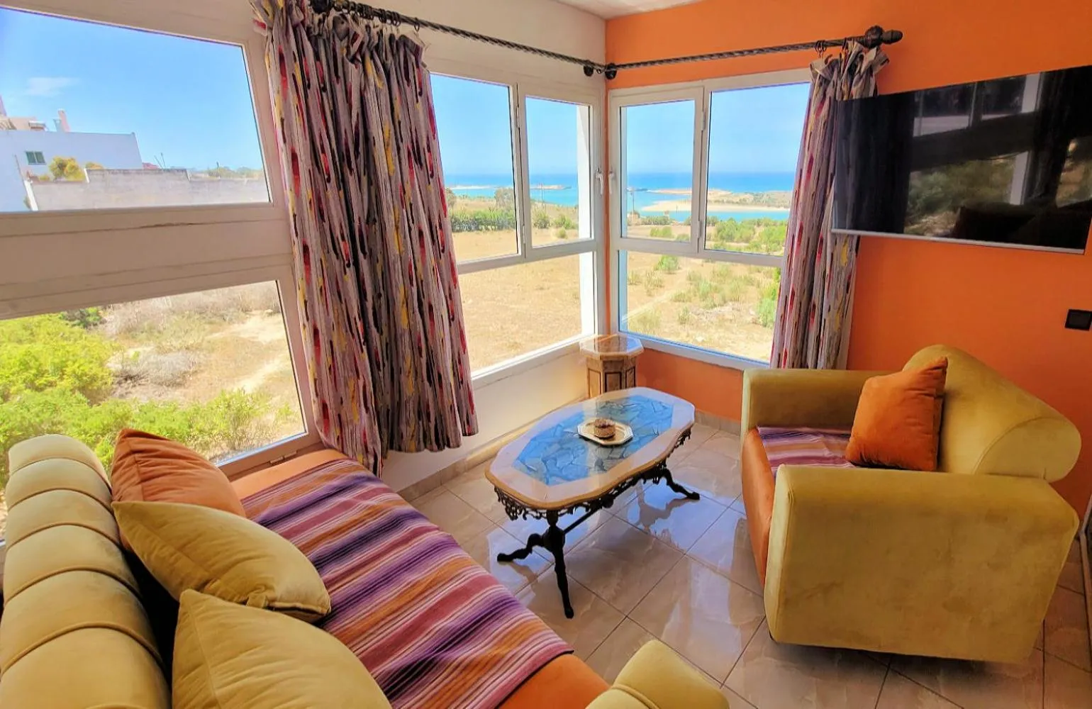 Living room in Maison de la Lagune