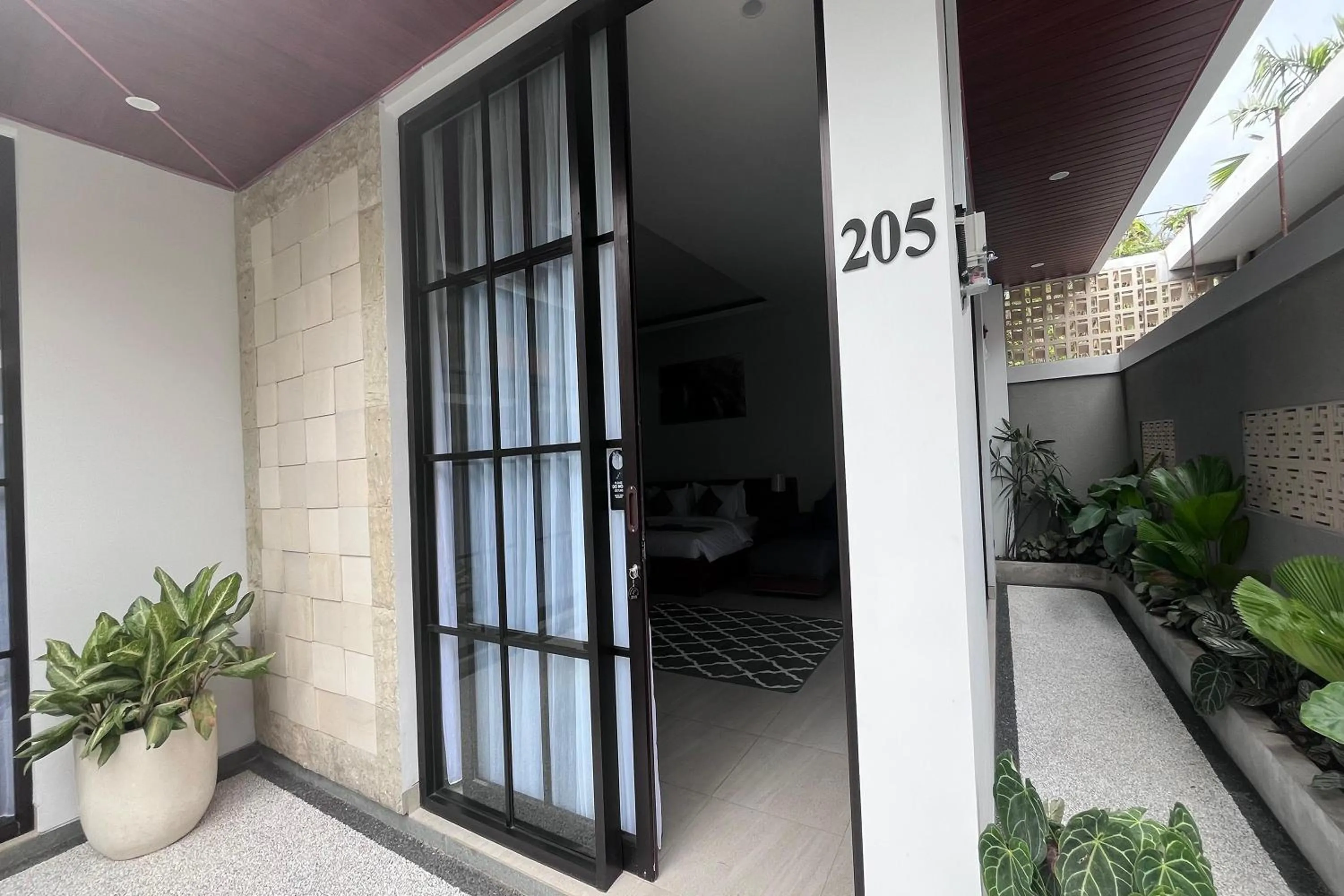 Garden view in Ranala Coliving