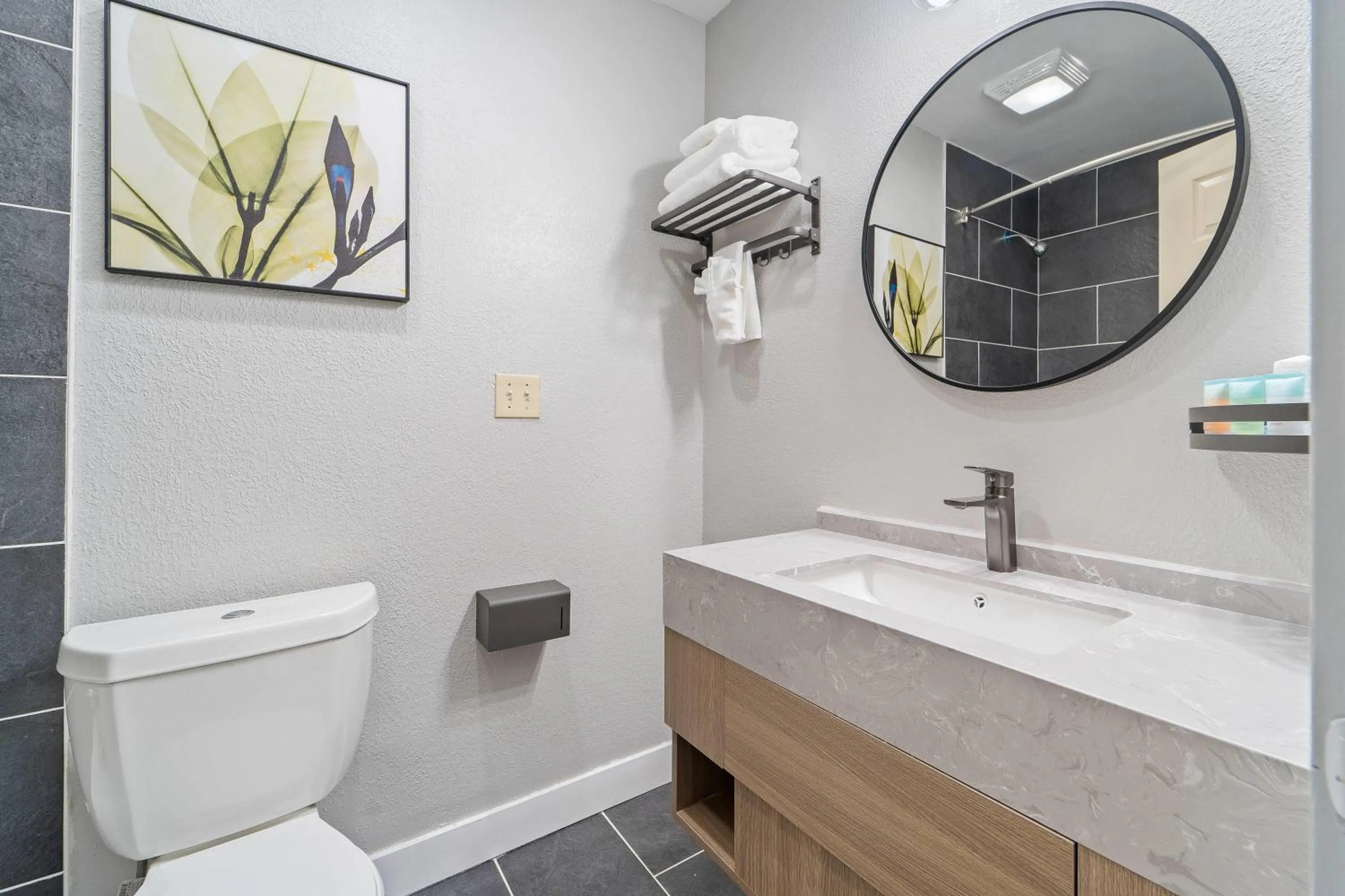 Bathroom in Interurban Suites Hotel, a Dazzler Select by Wyndham