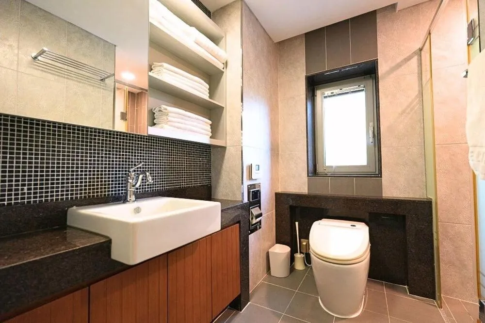 Toilet in Le comte bleu