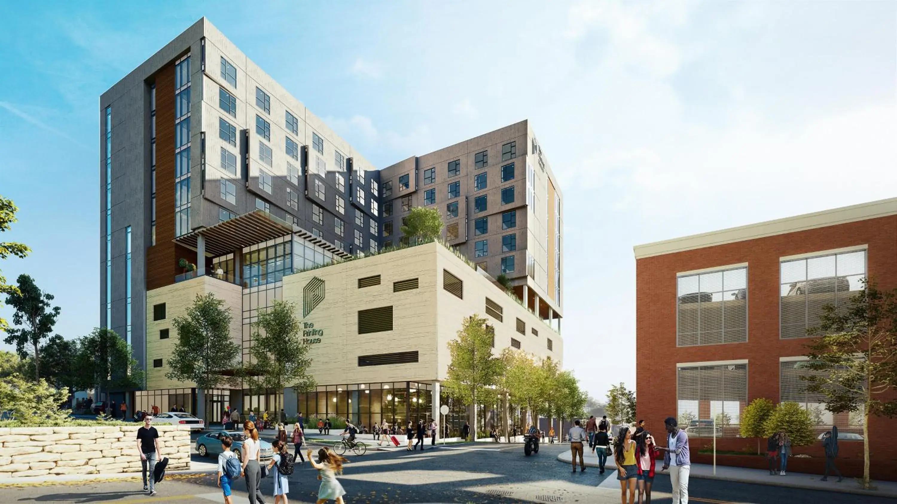 Facade/entrance in The Printing House Hotel, Tapestry Collection By Hilton Facade/entrance in The Printing House Hotel, Tapestry Collection By Hilton