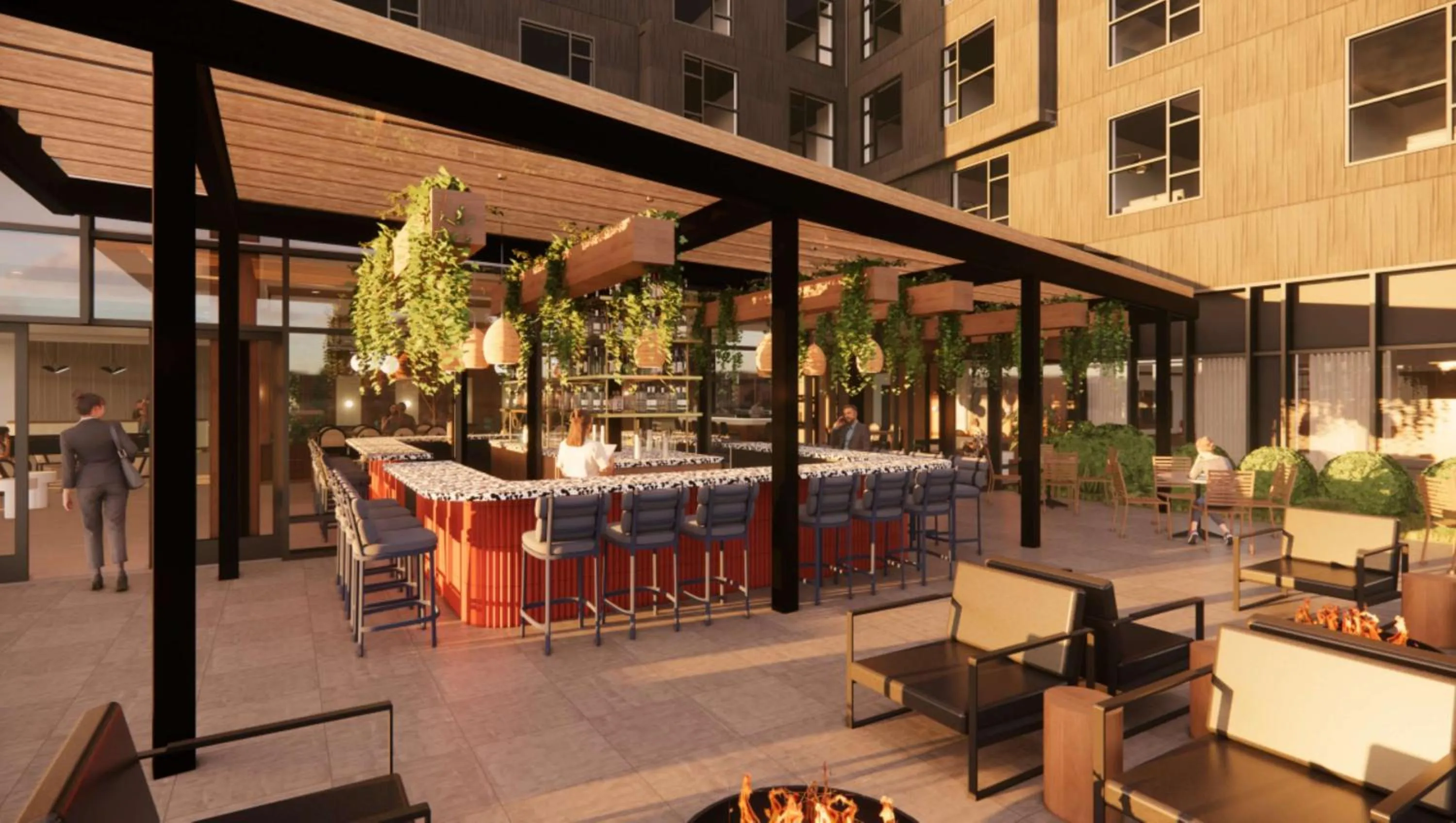 Lounge or bar in The Printing House Hotel, Tapestry Collection By Hilton