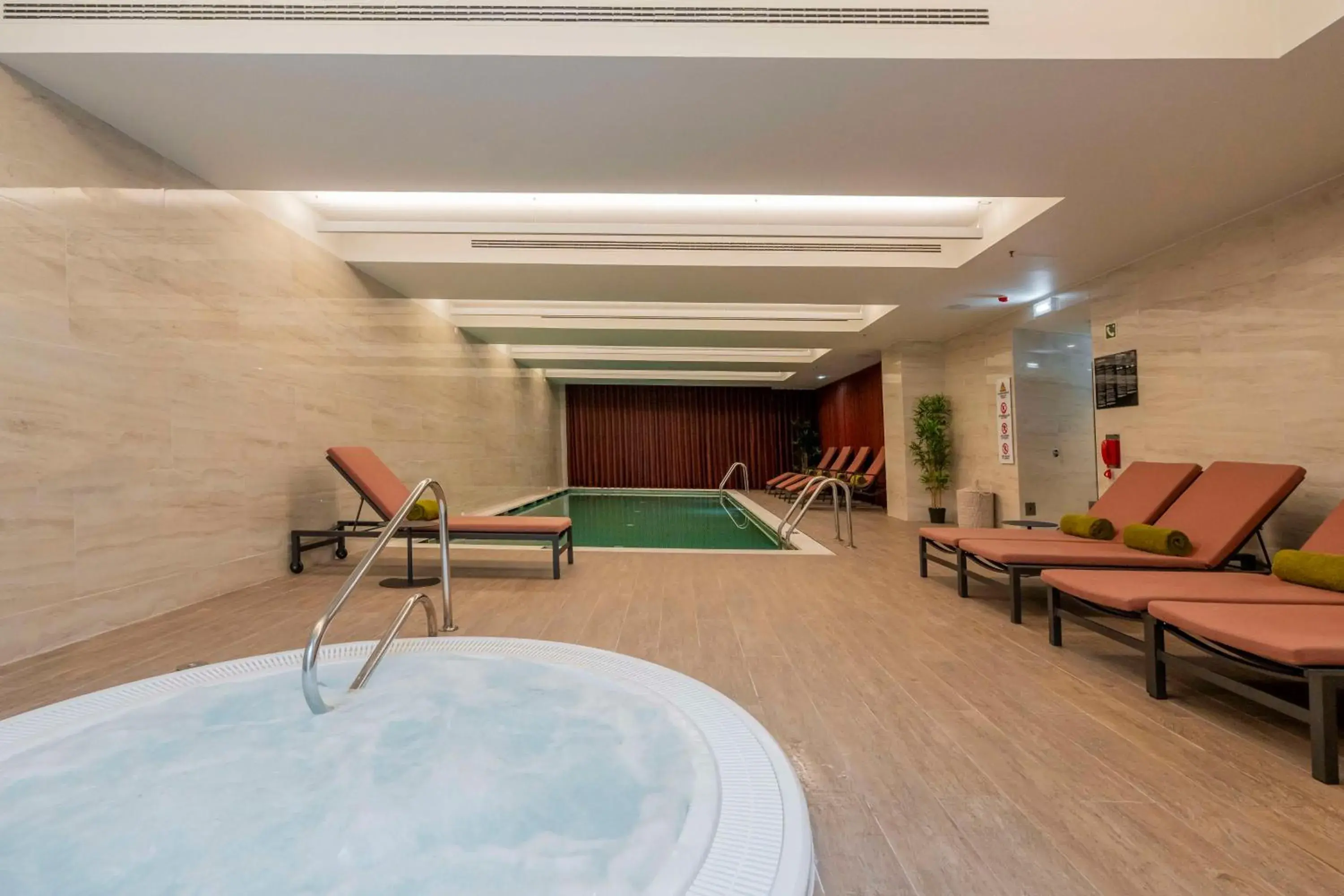 Pool view in Cenica Porto Hotel, Curio Collection By Hilton Pool view in Cenica Porto Hotel, Curio Collection By Hilton