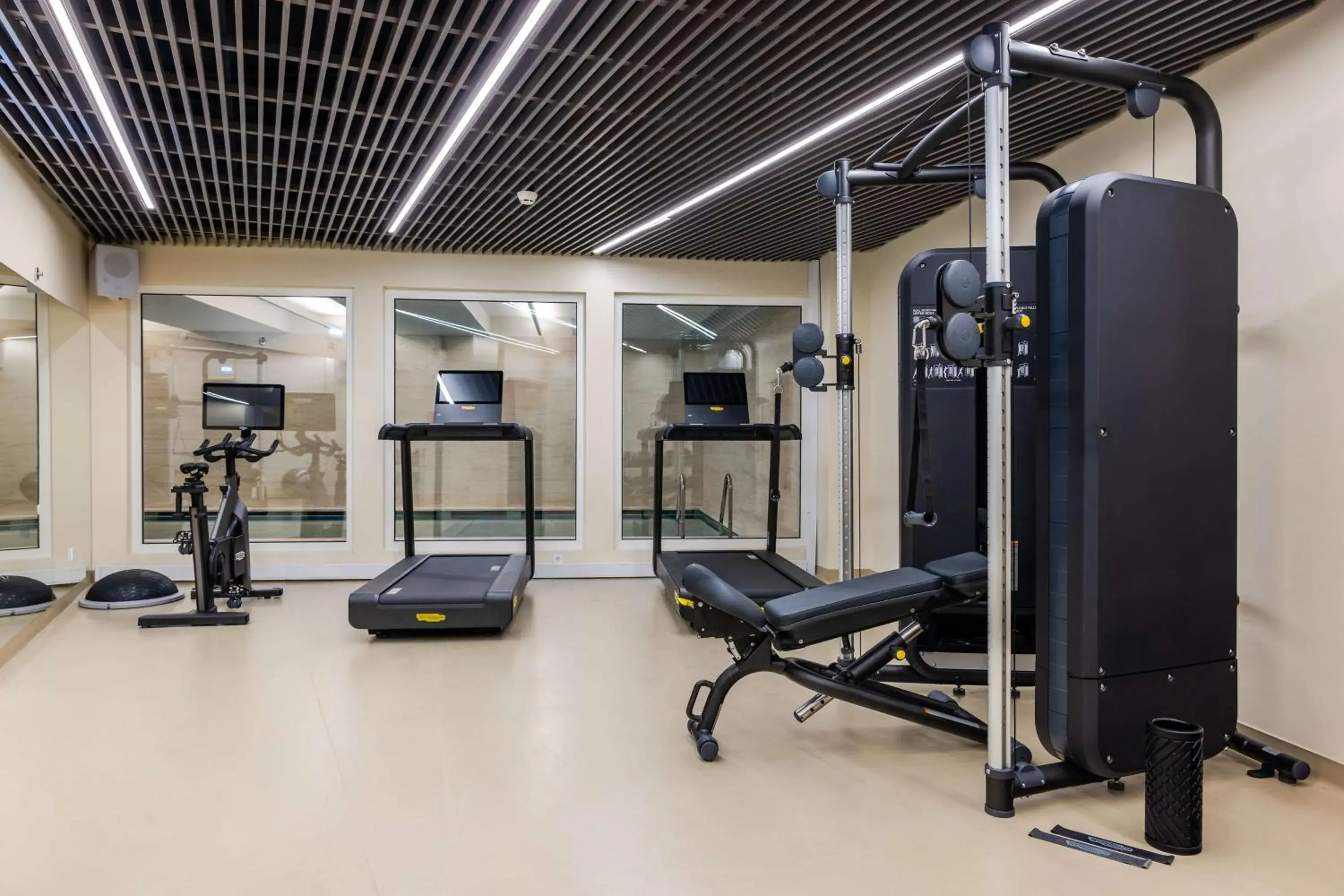 Fitness centre/facilities in Cenica Porto Hotel, Curio Collection By Hilton Fitness centre/facilities in Cenica Porto Hotel, Curio Collection By Hilton