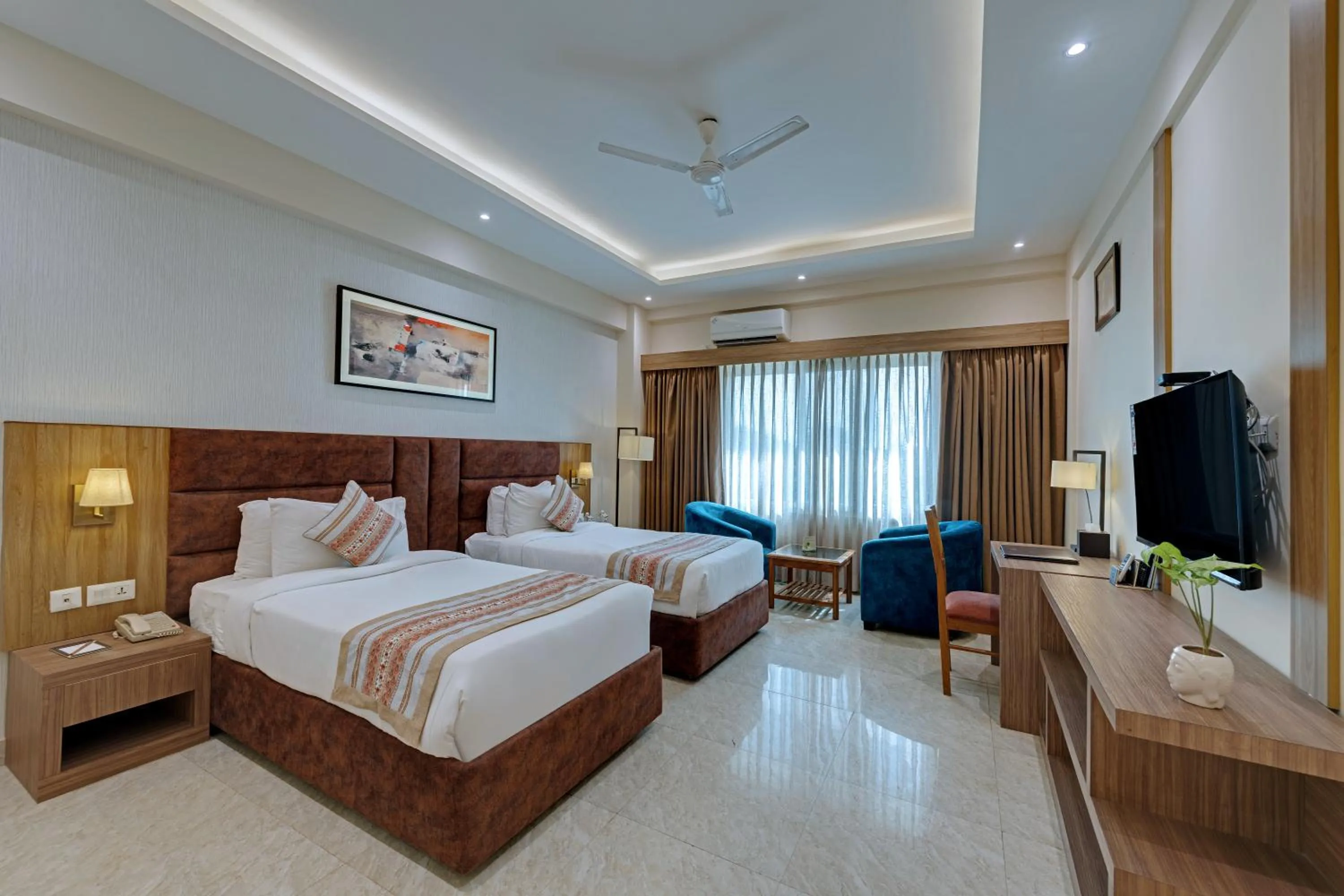 Bed in The Fern Residency, Bodhgaya, Series by Marriott