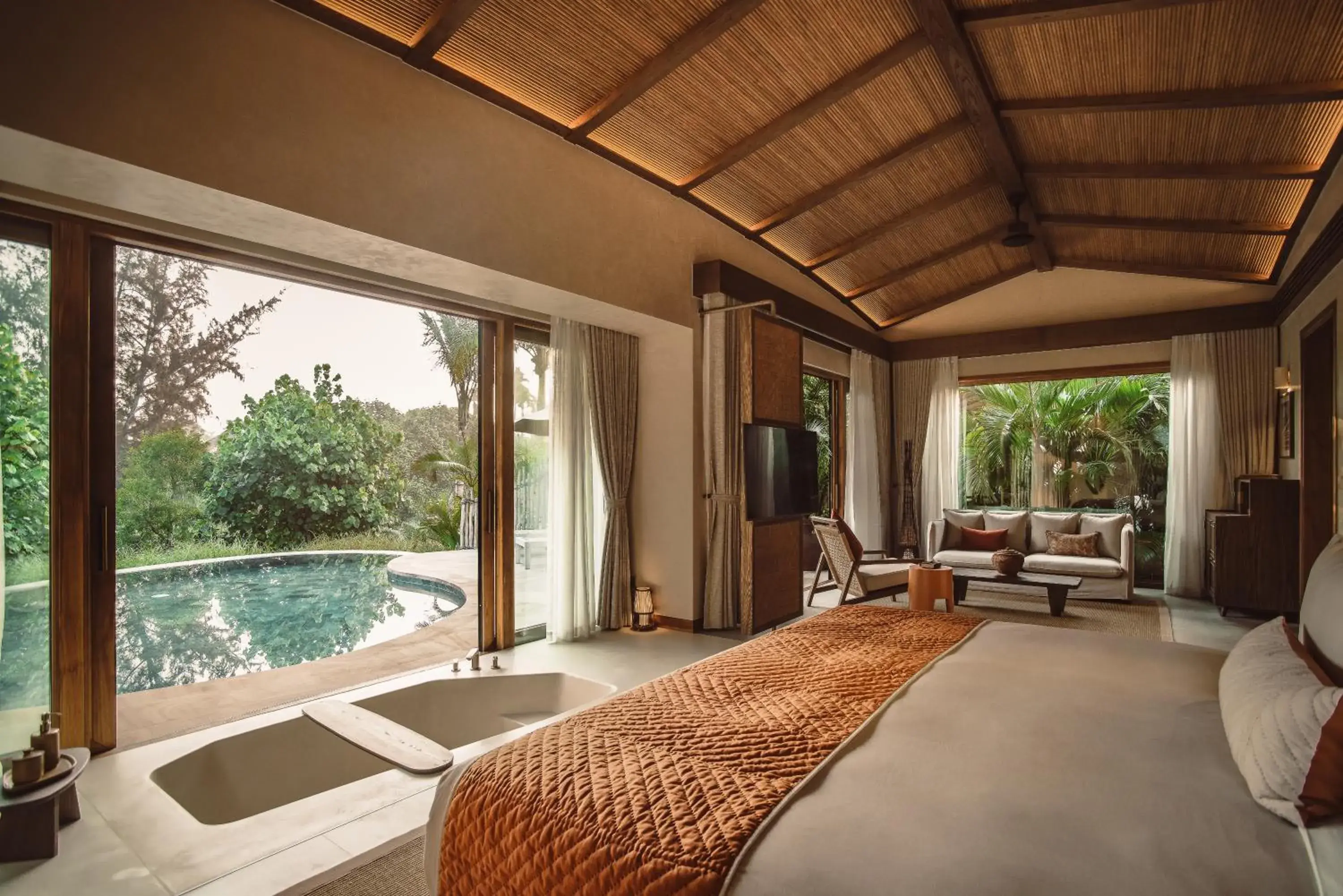 Bathroom in Namia River Retreat - Wellness Inclusive Resort Bathroom in Namia River Retreat - Wellness Inclusive Resort