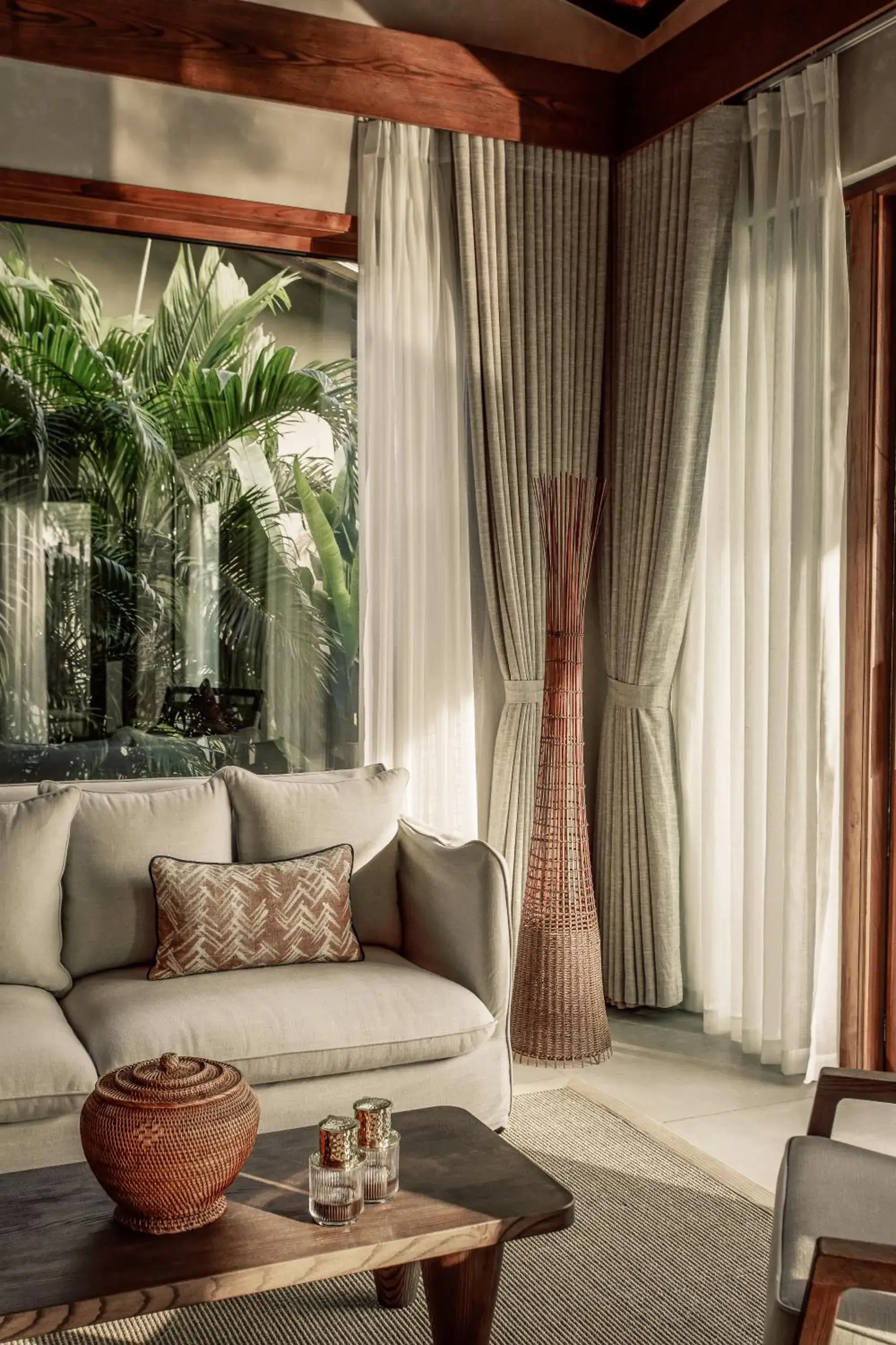 Living room in Namia River Retreat - Wellness Inclusive Resort Living room in Namia River Retreat - Wellness Inclusive Resort