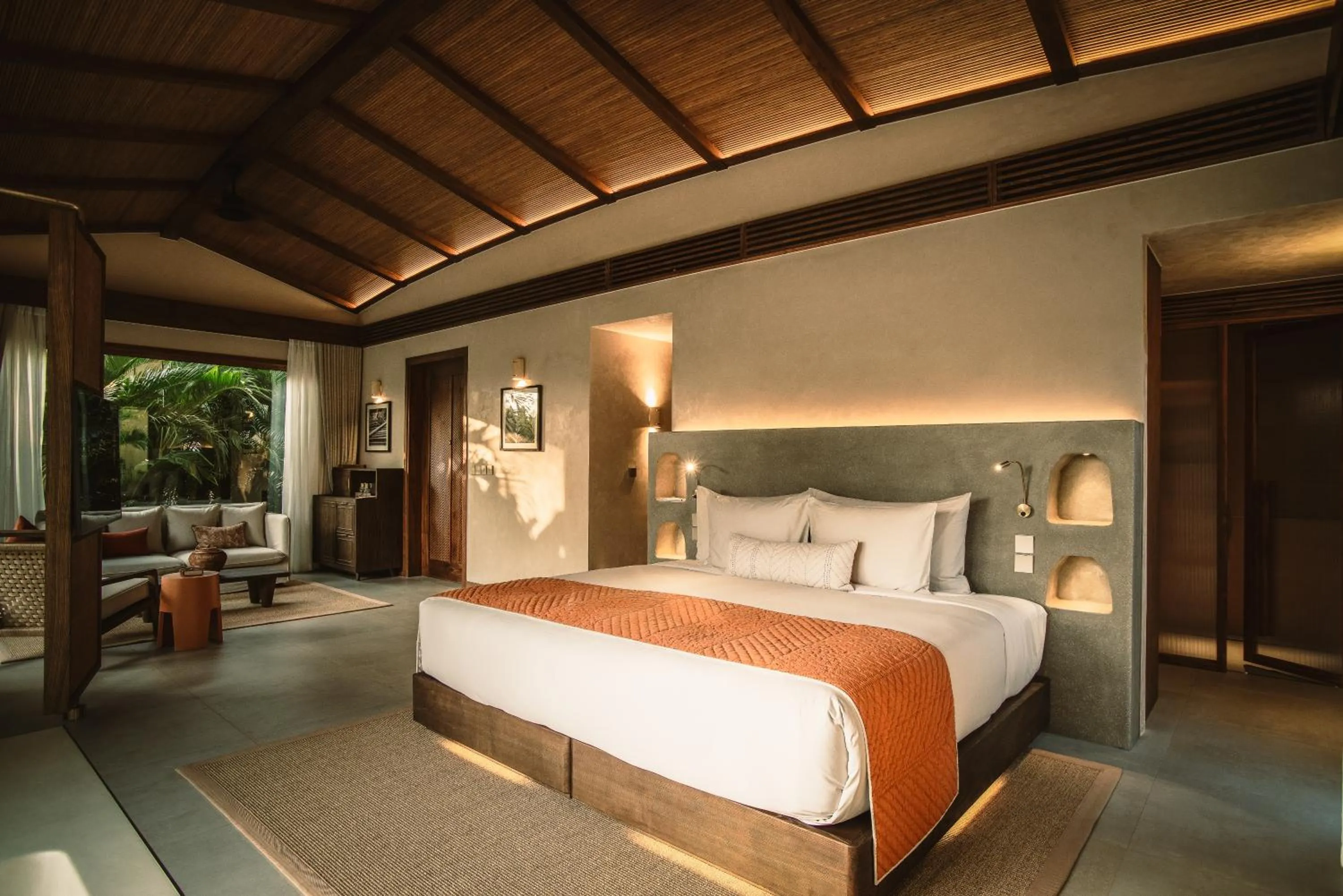 Bed in Namia River Retreat - Wellness Inclusive Resort