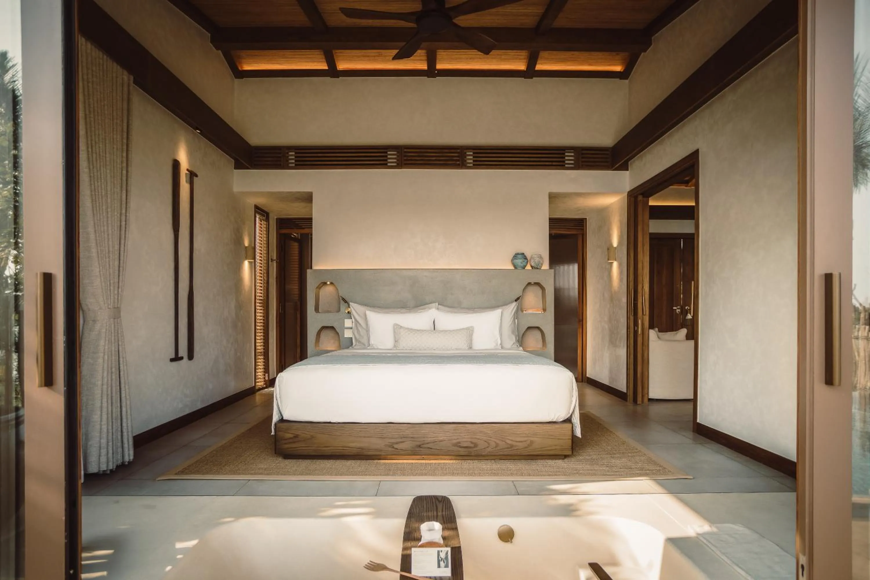 Bed in Namia River Retreat - Wellness Inclusive Resort