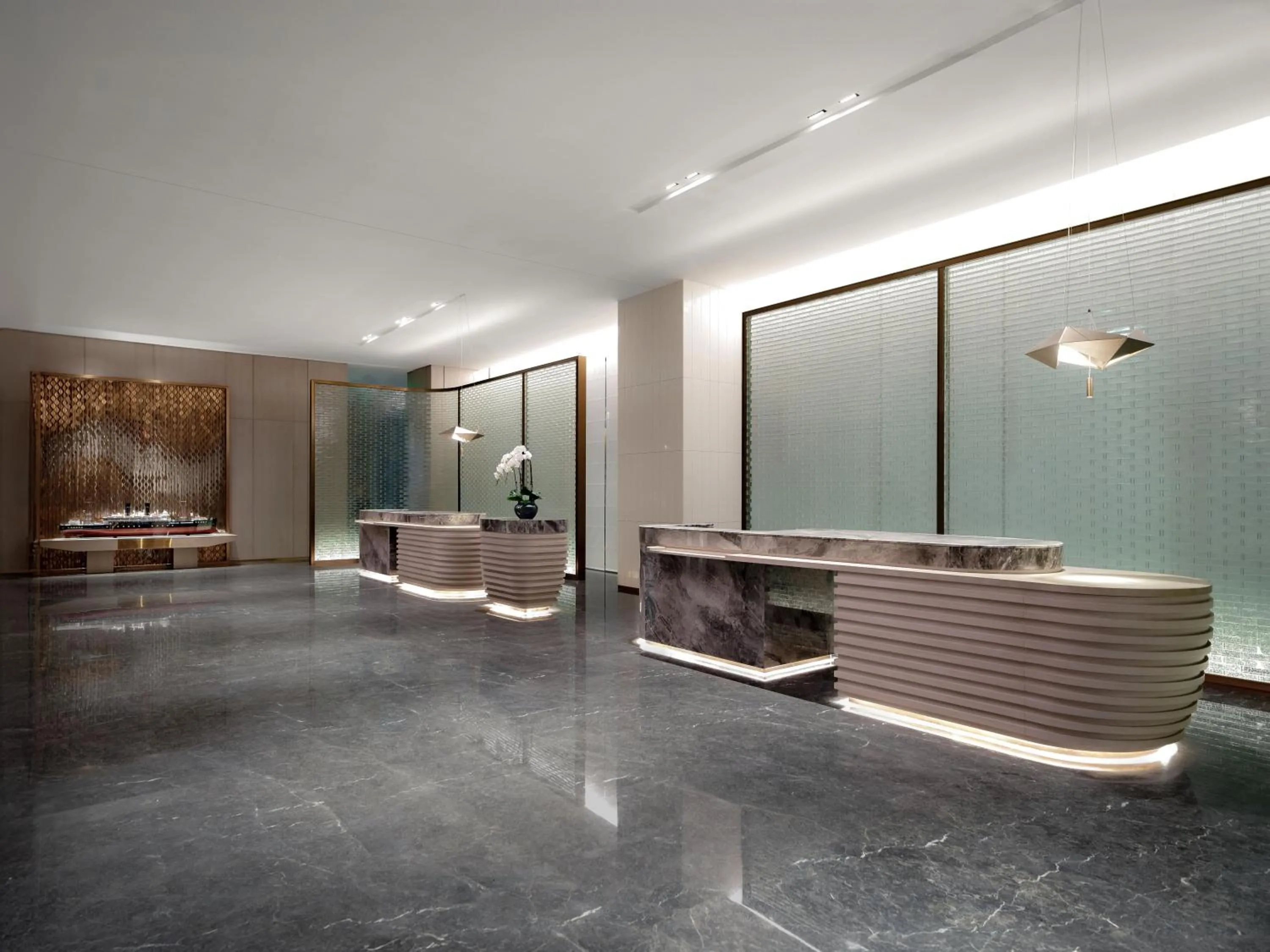 Lobby or reception in Cordis Shanghai Seaworld